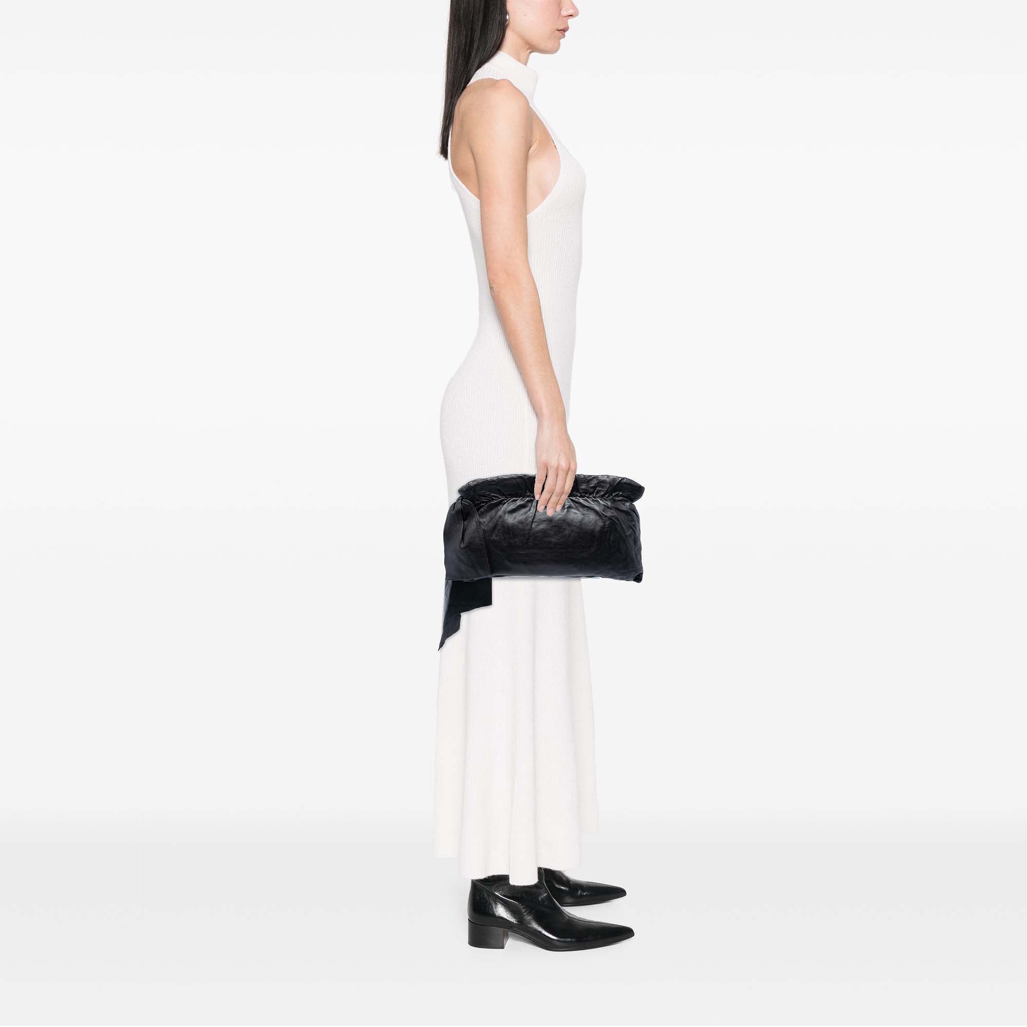 Prada Nappa Antique Bow Clutch Size ONE SIZE - 5 Thumbnail