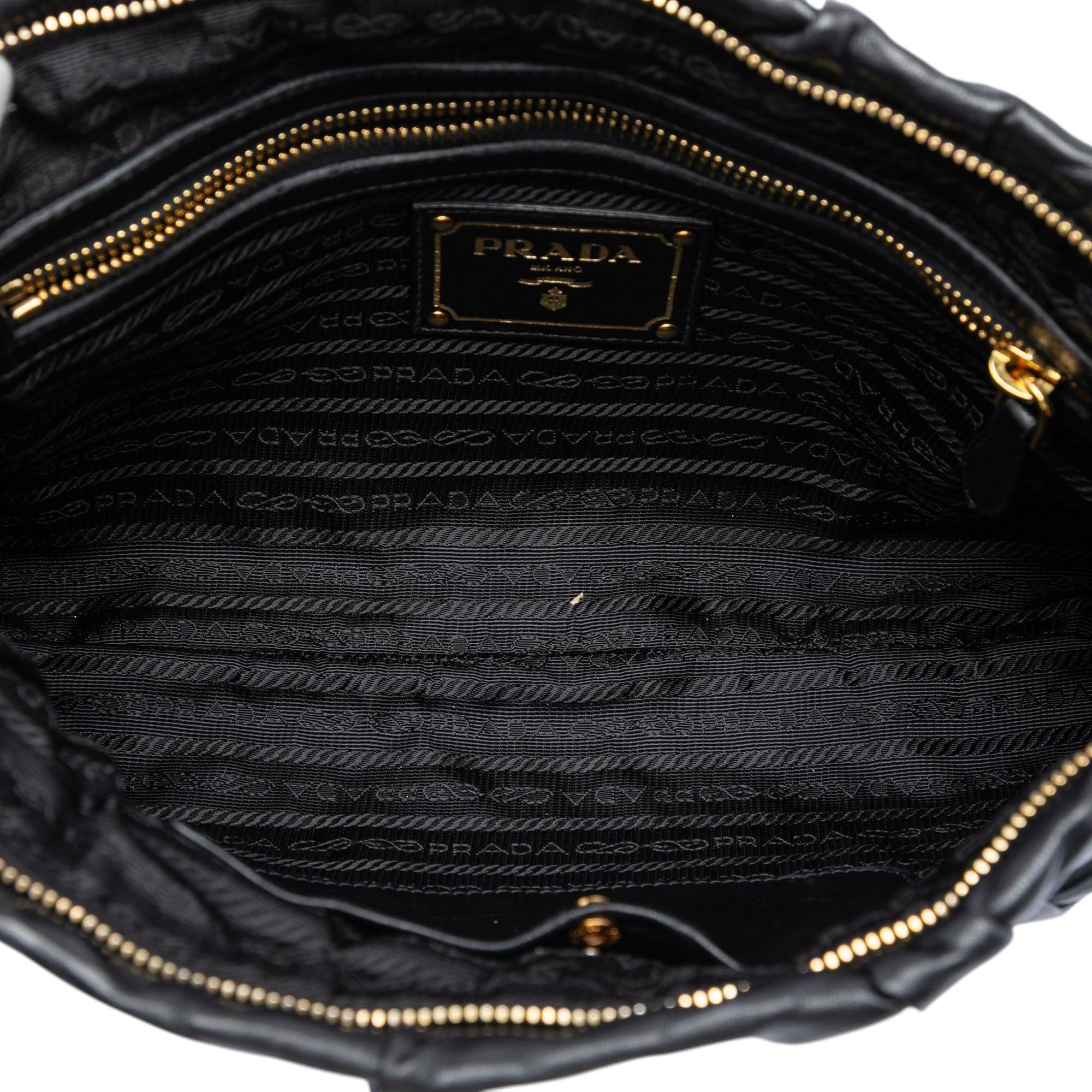 Prada Nappa Antique Bow Clutch Size ONE SIZE - 4 Thumbnail