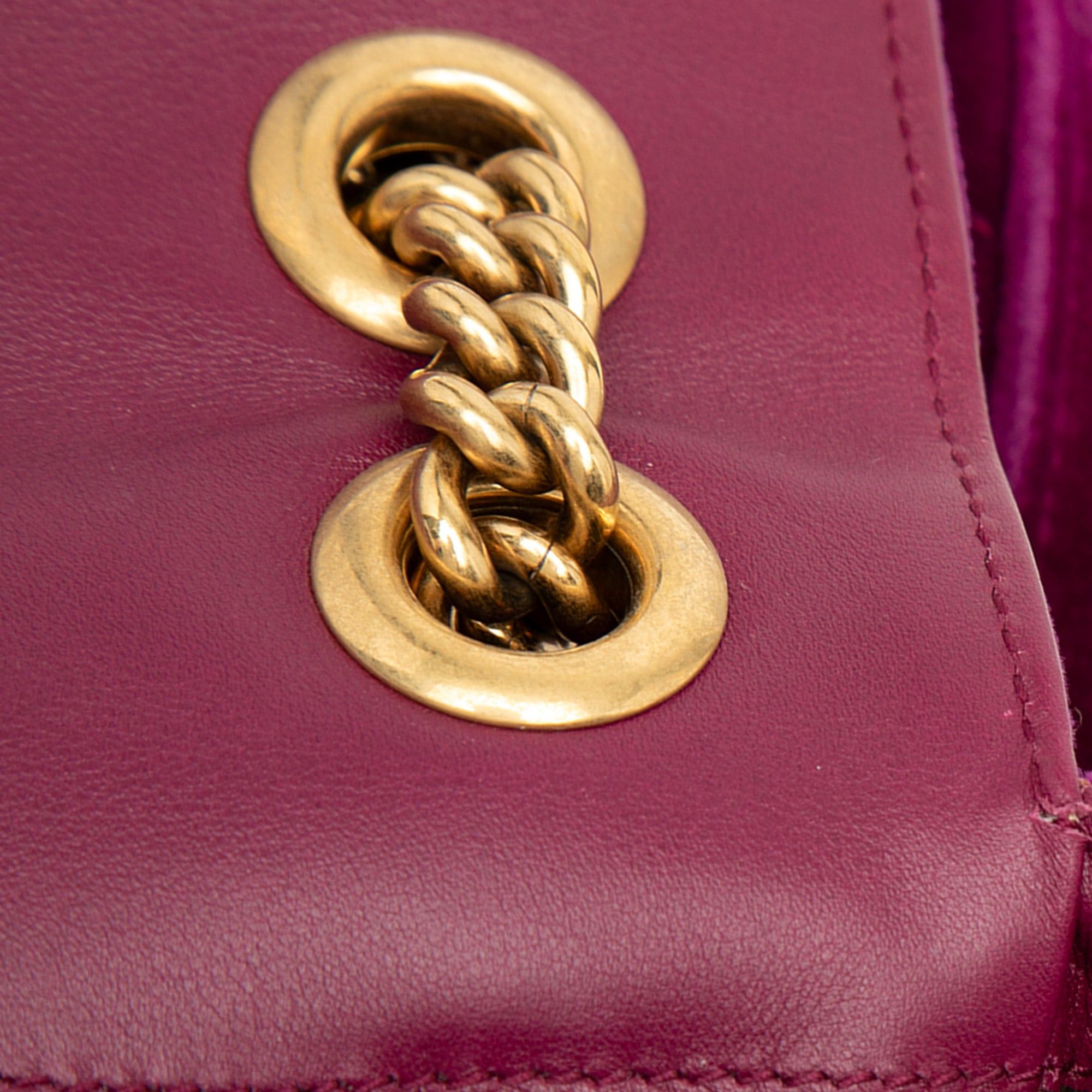 Gucci Large GG Marmont Embroidered Matelasse Velvet Loved Flap Crossbody Size ONE SIZE - 7 Thumbnail