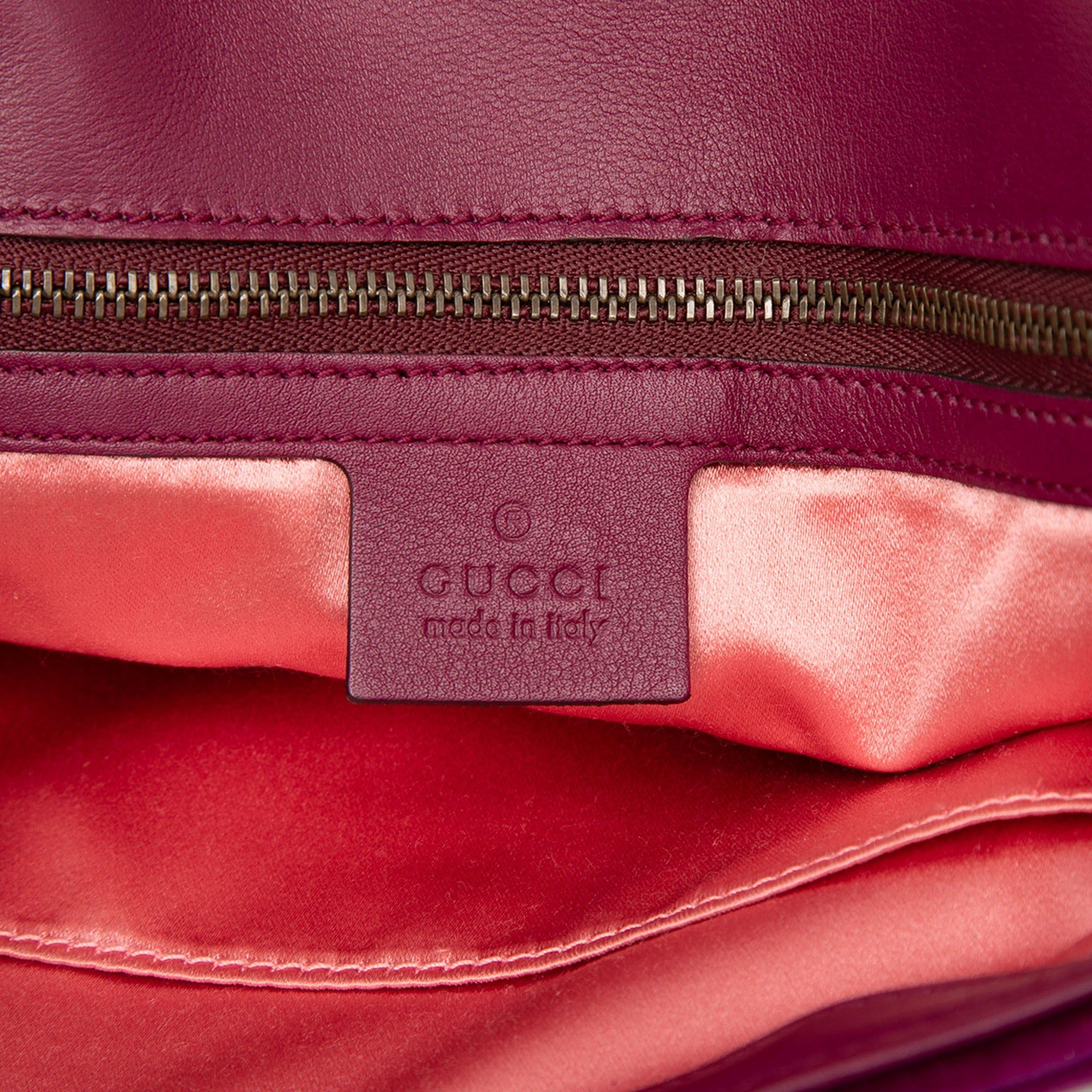 Gucci Large GG Marmont Embroidered Matelasse Velvet Loved Flap Crossbody Size ONE SIZE - 5 Thumbnail