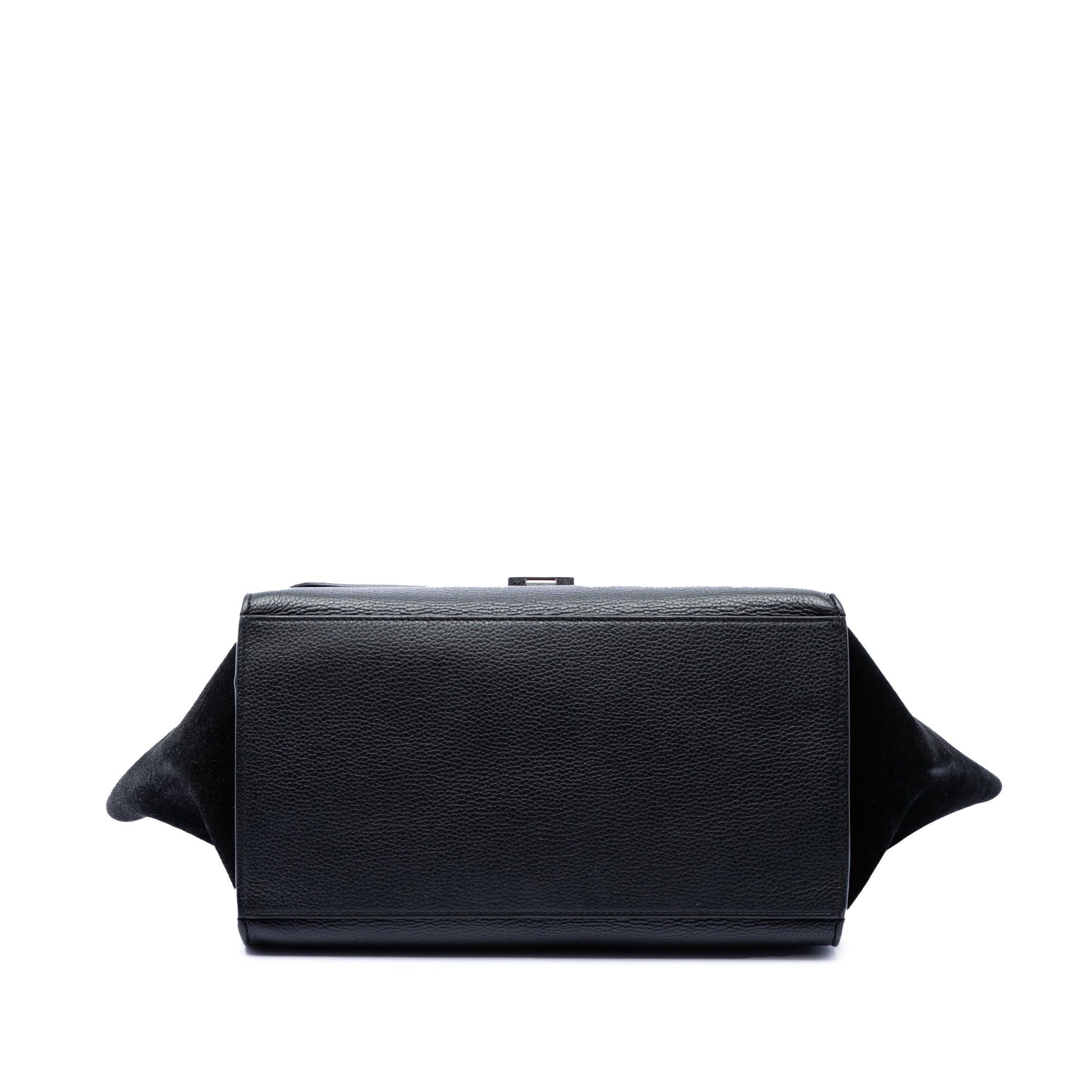 Celine Medium Drummed Calfskin and Suede Trapeze Satchel Size ONE SIZE - 3 Thumbnail