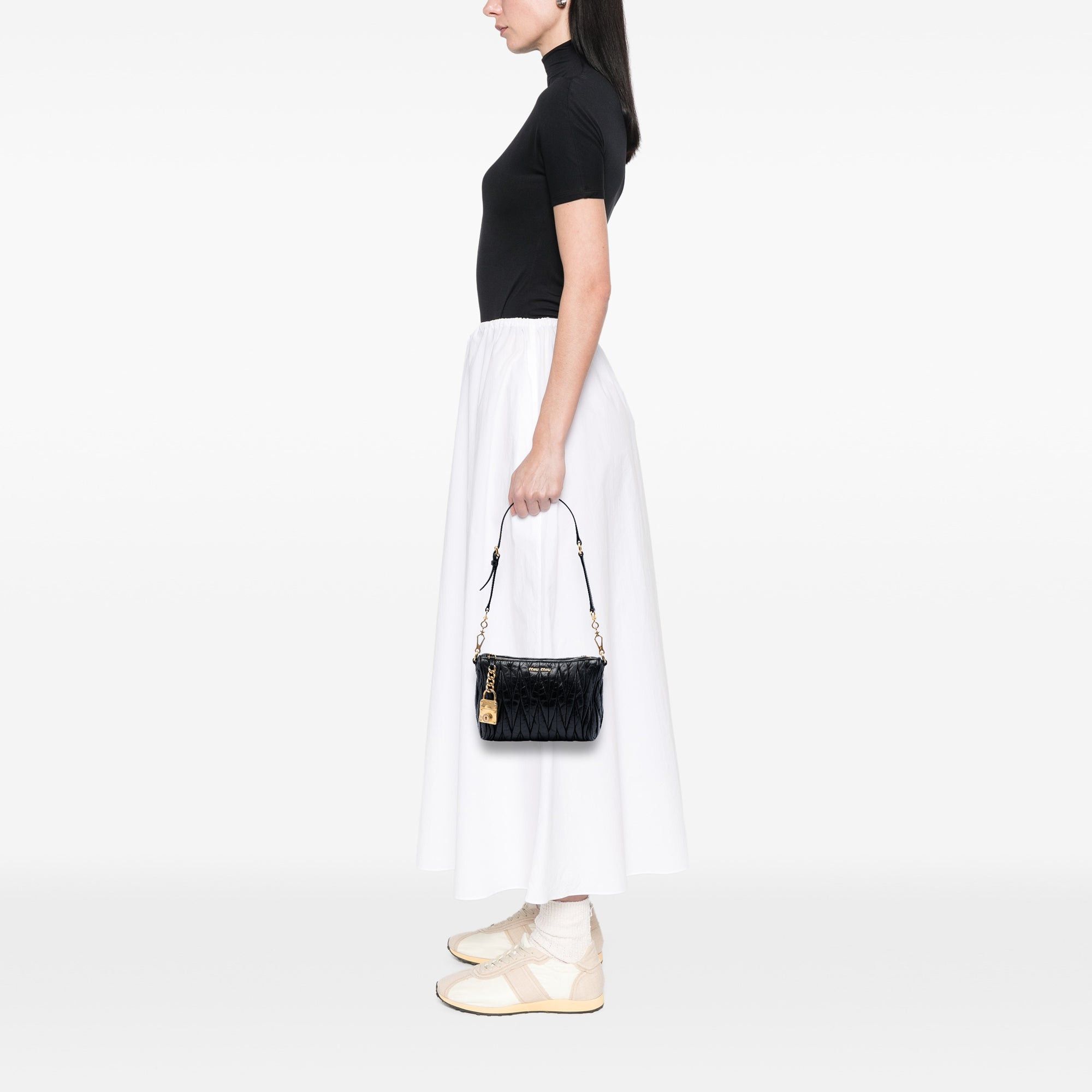 Miu Miu Matelasse Nappa Lux Charm Shoulder Bag Size ONE SIZE - 6 Thumbnail
