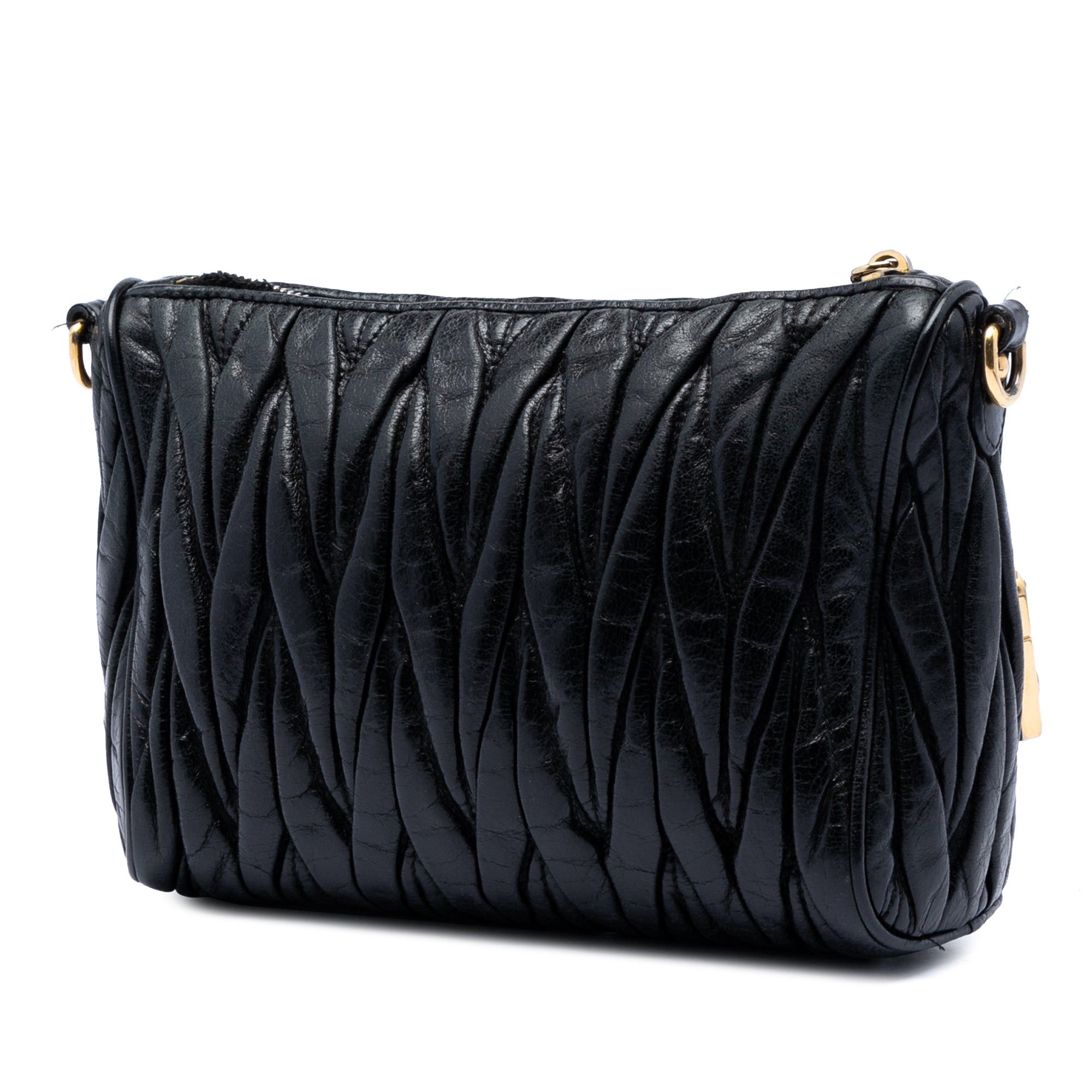 Miu Miu Matelasse Nappa Lux Charm Shoulder Bag Size ONE SIZE - 2 Thumbnail