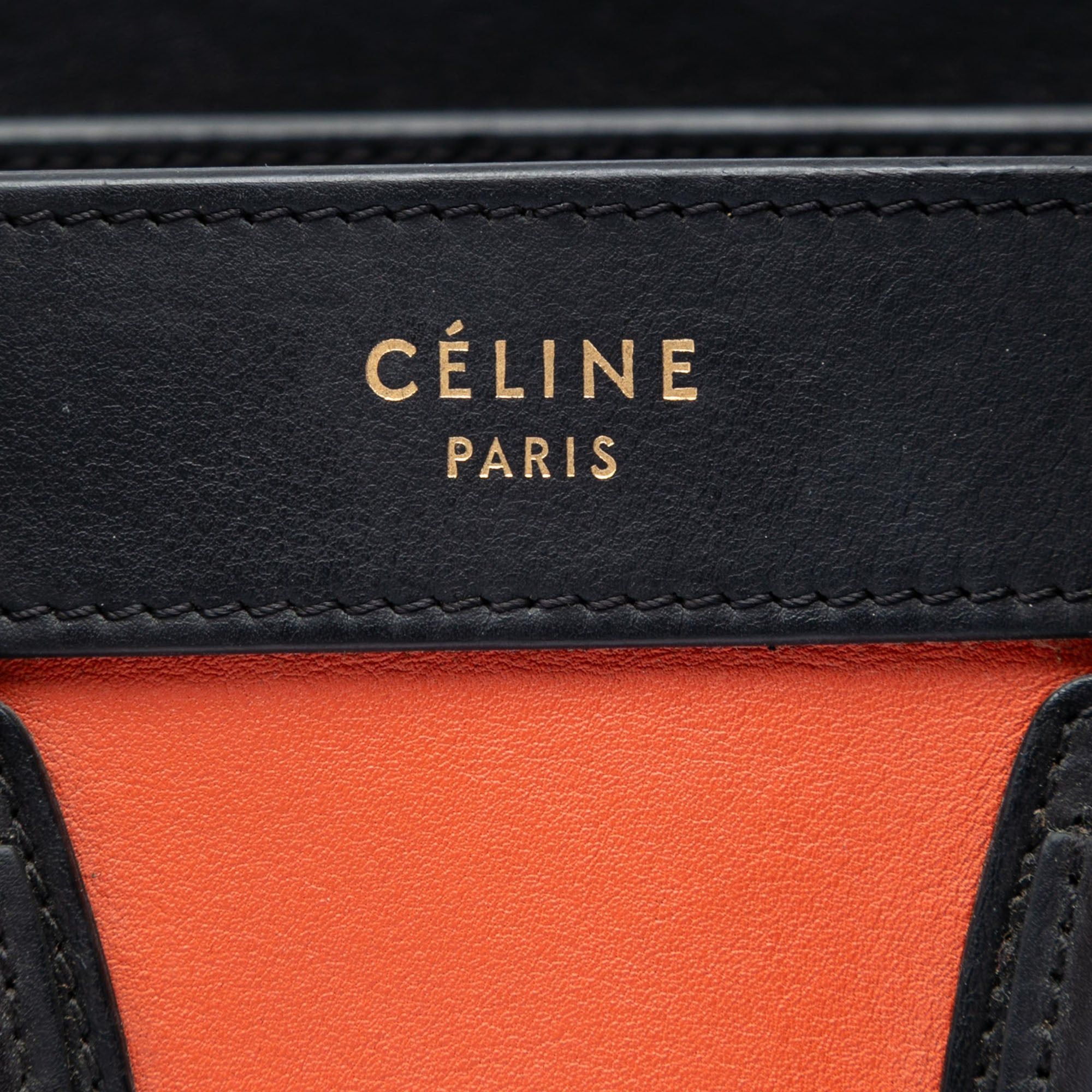 Celine Nano Tricolor Leather Luggage Tote Size ONE SIZE - 5 Thumbnail