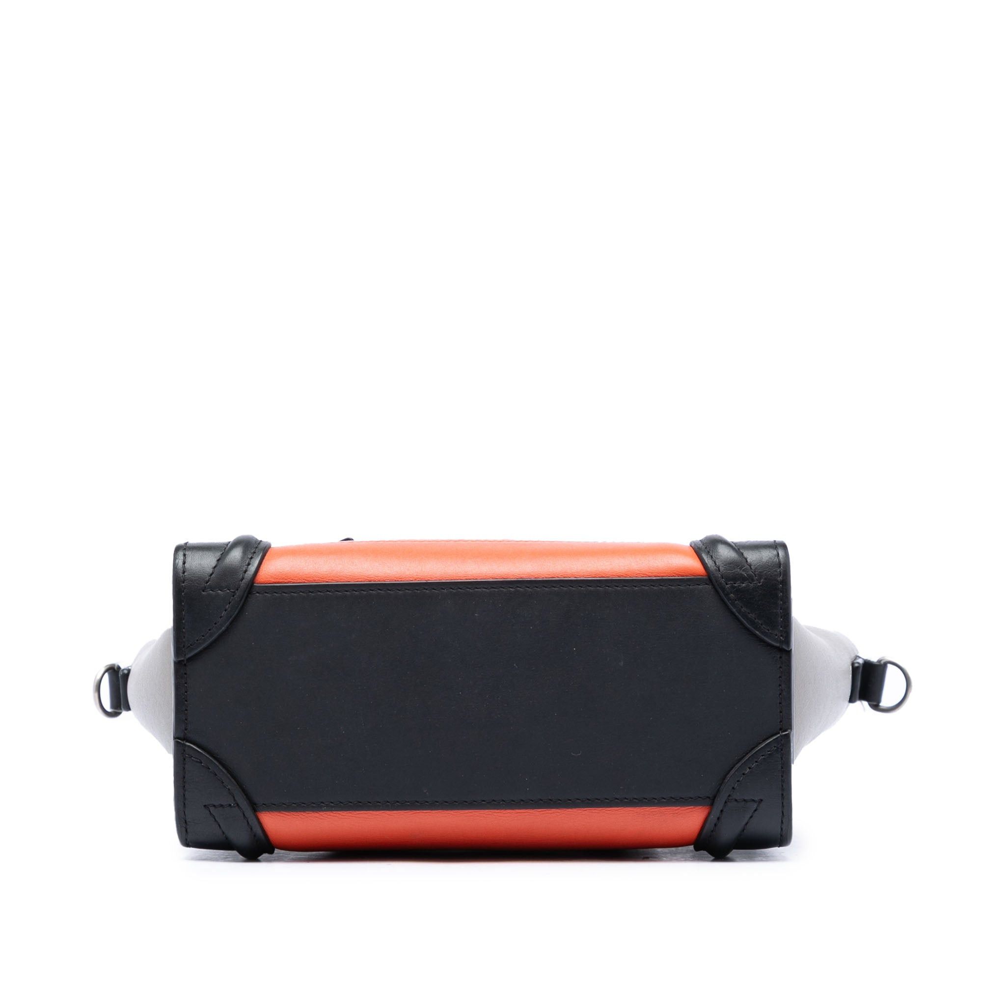Celine Nano Tricolor Leather Luggage Tote Size ONE SIZE - 3 Thumbnail