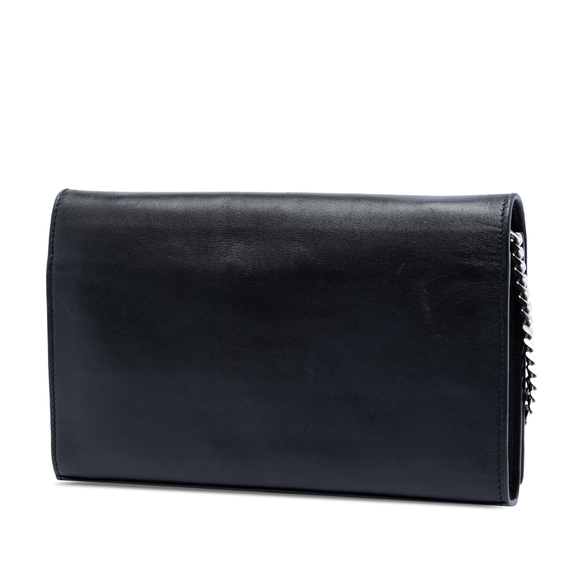 Saint Laurent Paris Calfskin Monogram Star Kate Wallet On Chain Size ONE SIZE - 2 Thumbnail