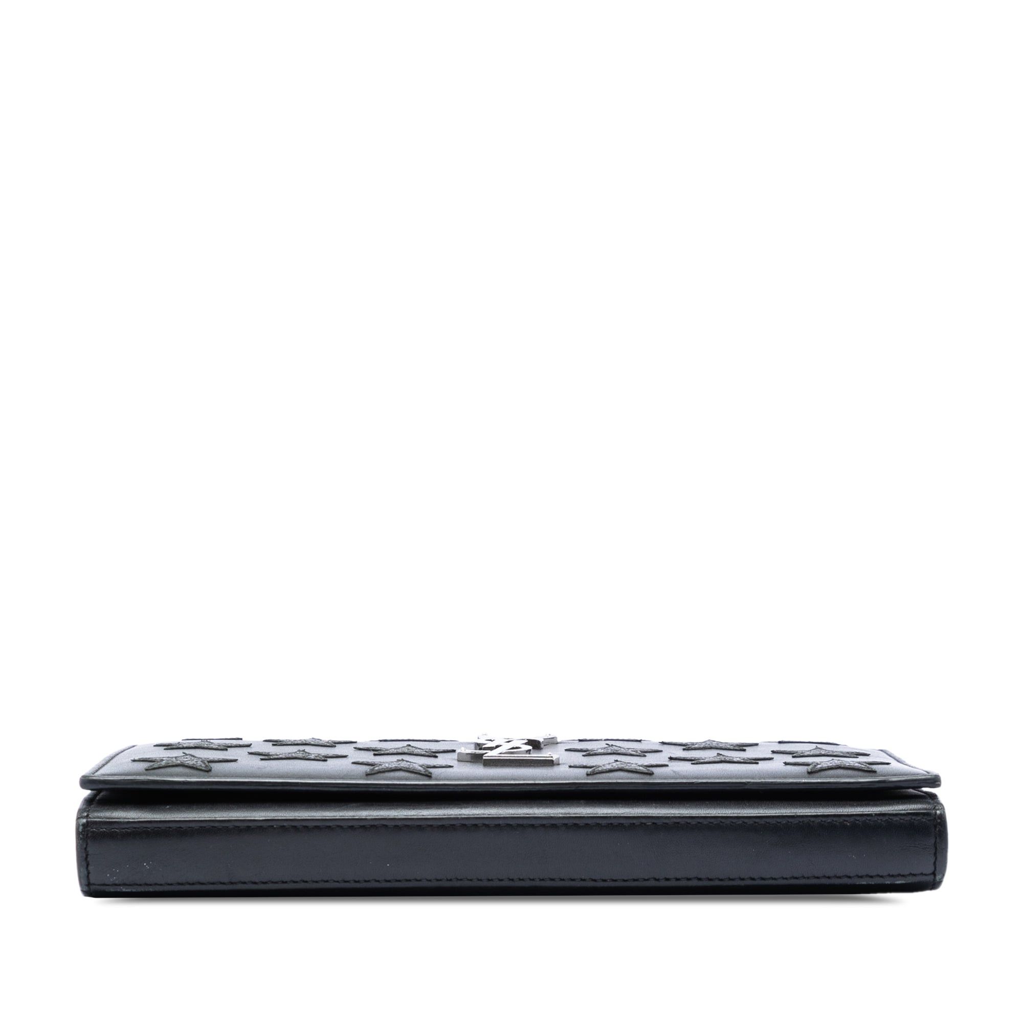 Saint Laurent Paris Calfskin Monogram Star Kate Wallet On Chain Size ONE SIZE - 3 Thumbnail
