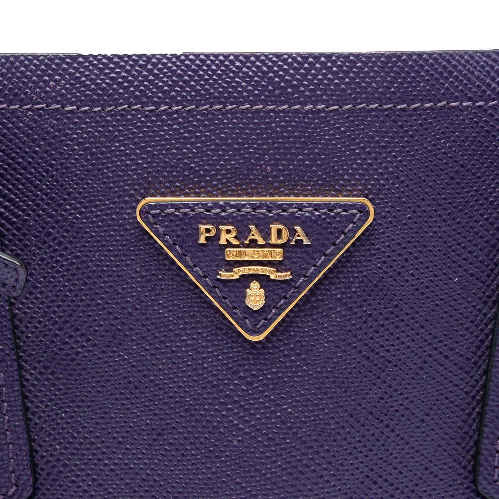 Prada Medium Saffiano Cuir Double Satchel Size ONE SIZE - 5 Thumbnail
