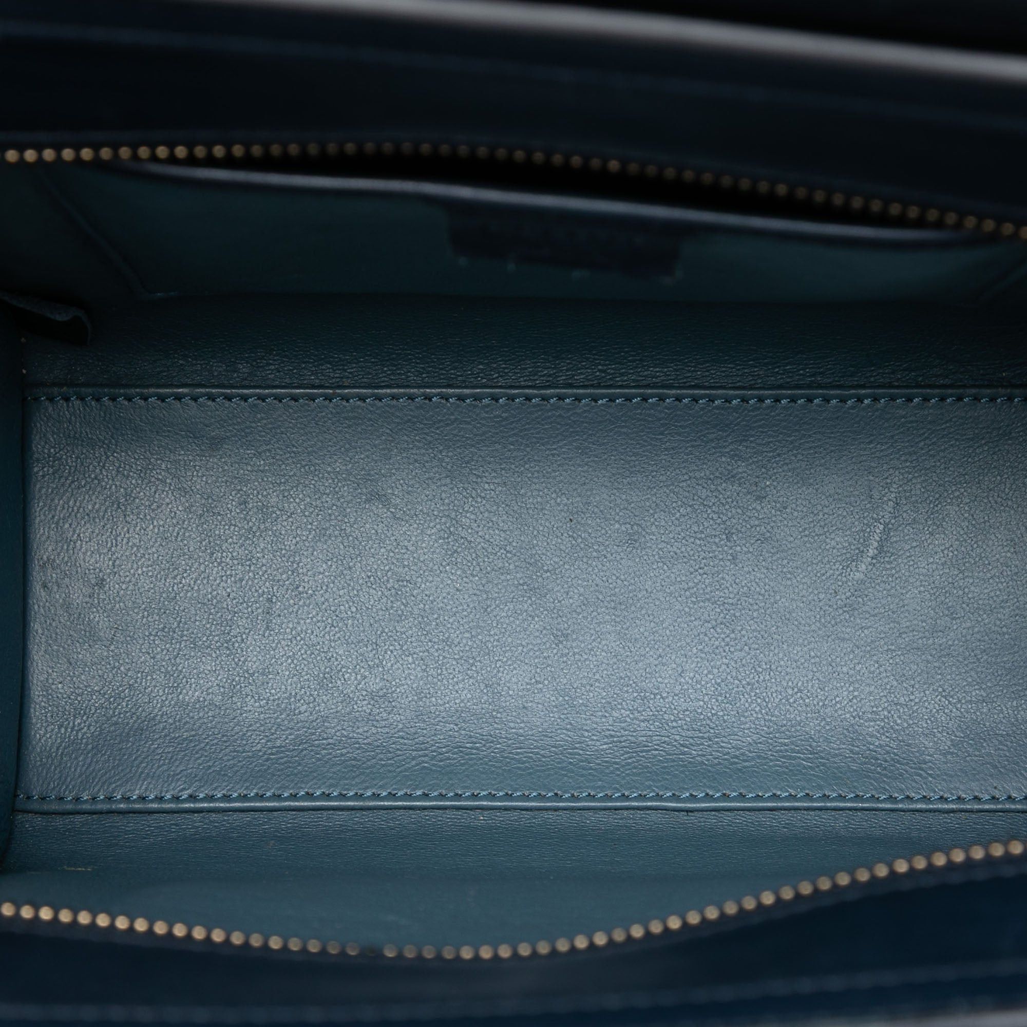 Celine Nano Tricolor Leather Luggage Tote Size ONE SIZE - 4 Thumbnail