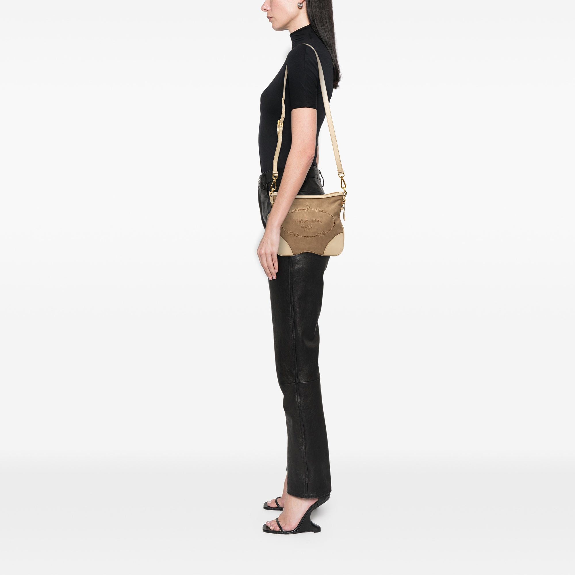 Prada Canvas Canapa Logo Crossbody Size ONE SIZE - 6 Thumbnail