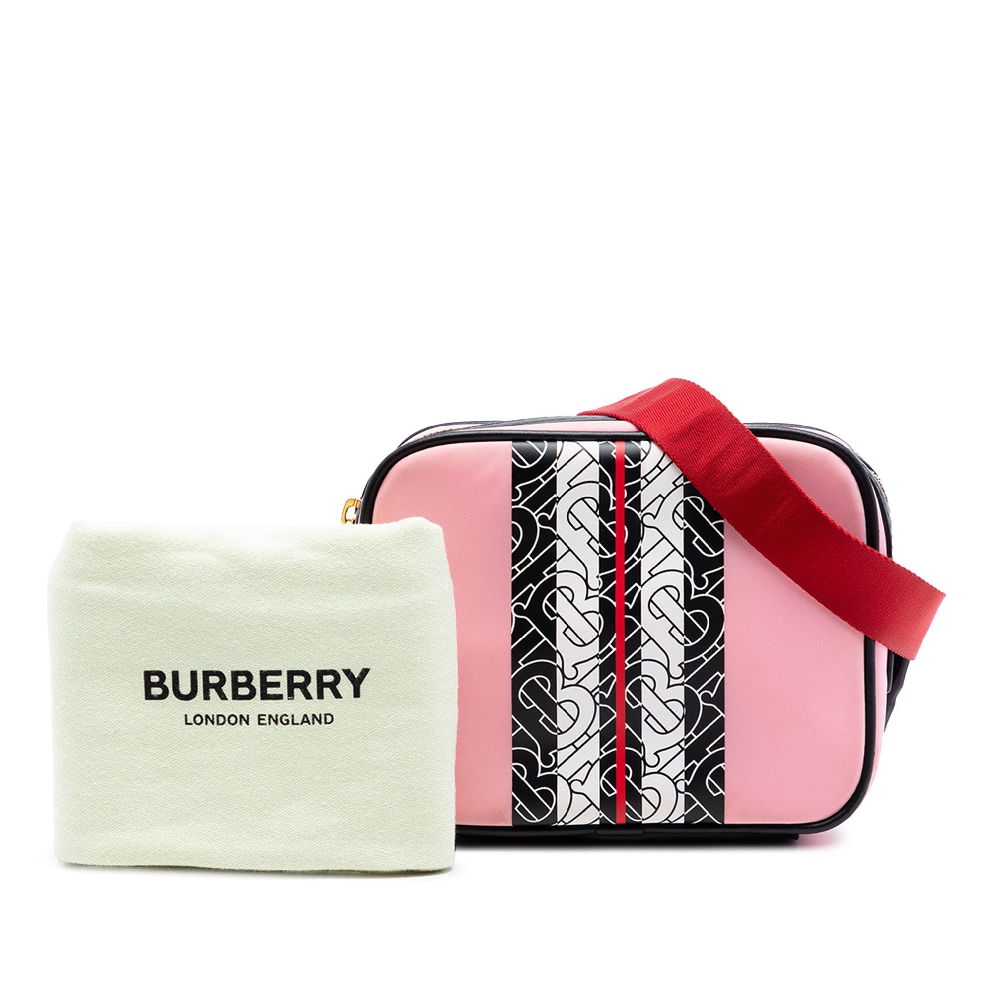 Burberry TB Monogram Nylon Stripe Kids Camera Bag Size ONE SIZE - 7 Thumbnail