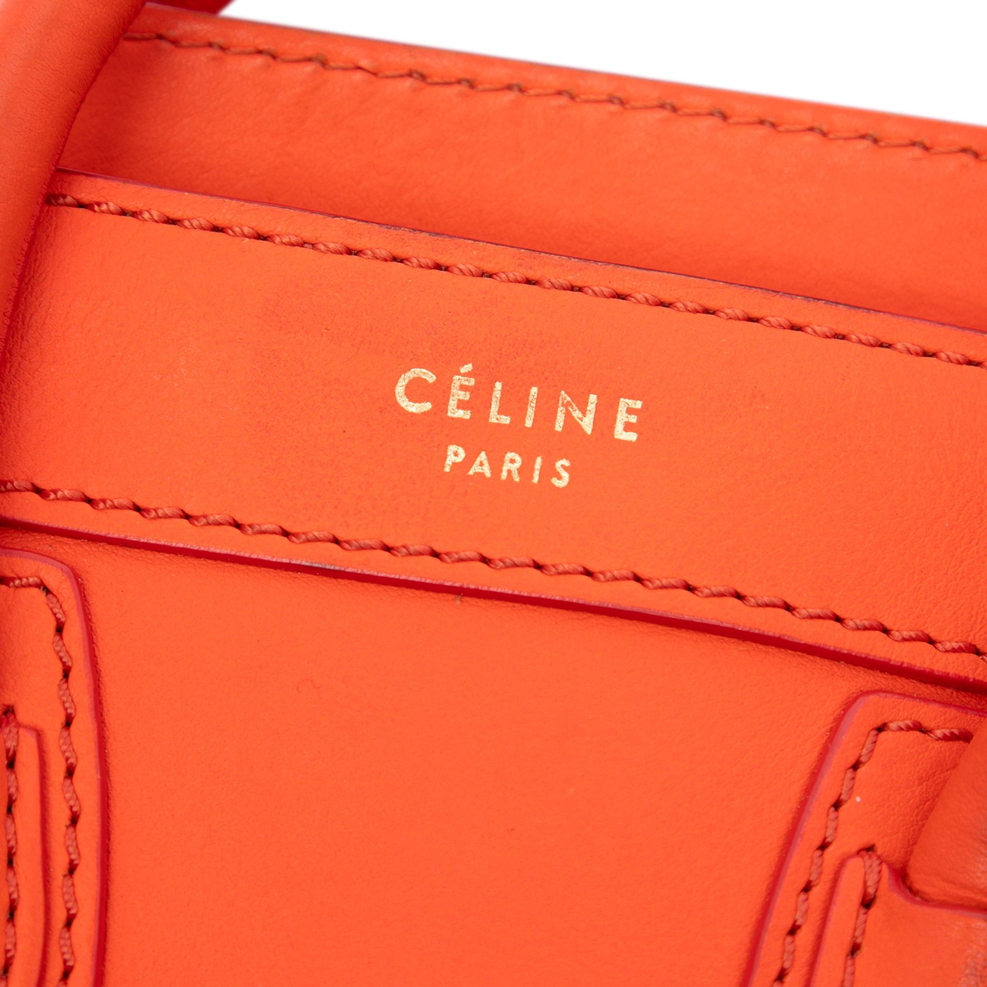 Celine Nano Leather Luggage Tote Size ONE SIZE - 5 Thumbnail