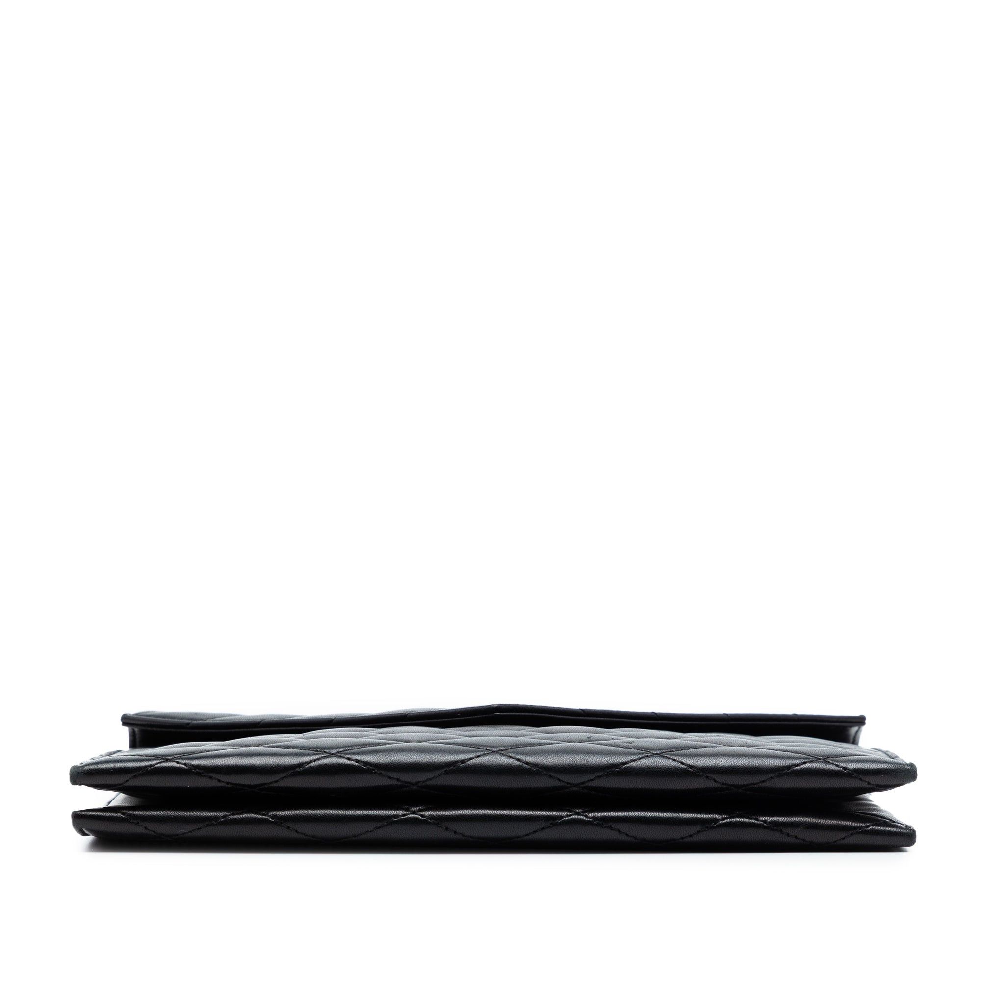 Saint Laurent Paris Quilted Lambskin Envelope Pouch Size ONE SIZE - 3 Thumbnail