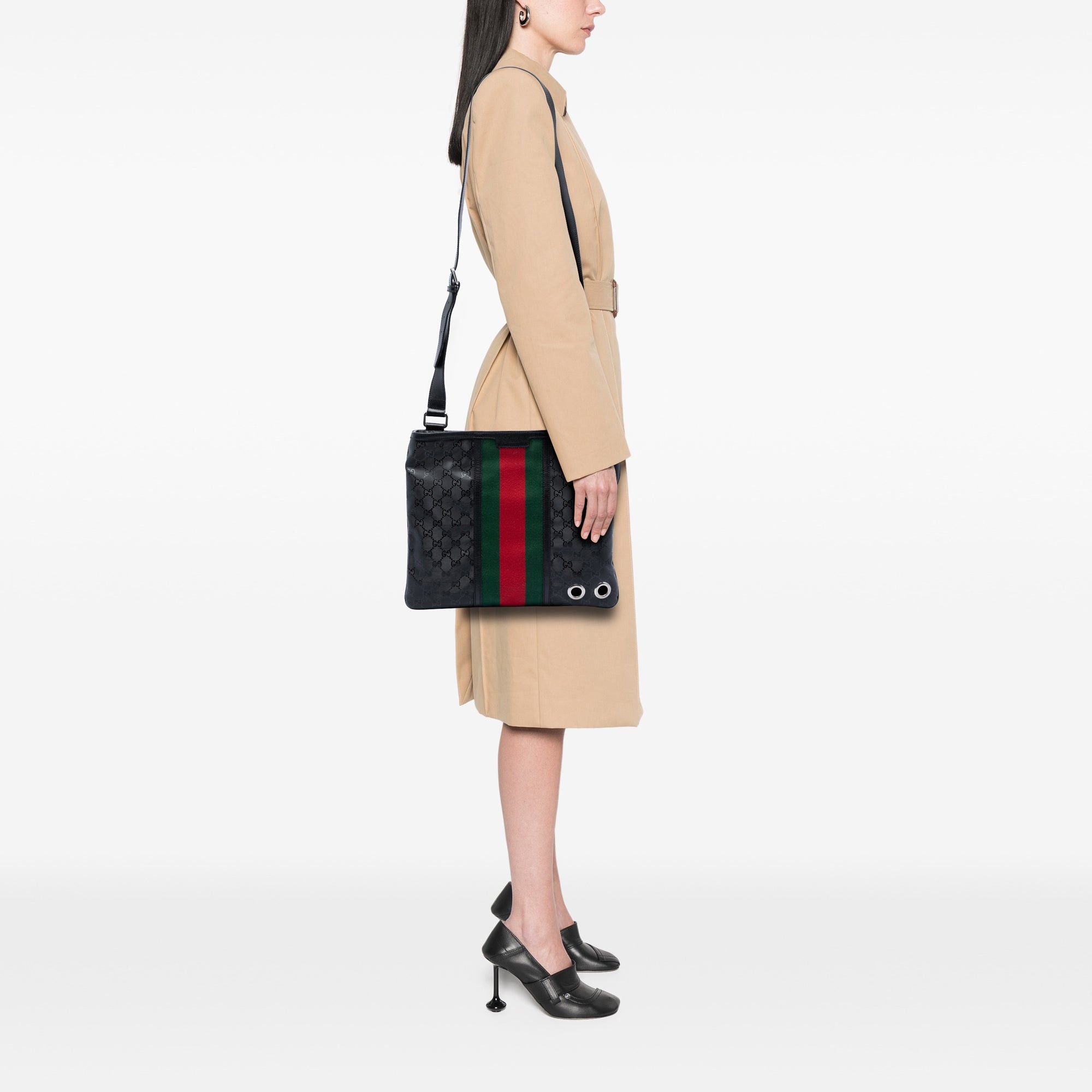Gucci Fiat 500 Medium GG Imprime Web Messenger Bag Size ONE SIZE - 6 Thumbnail