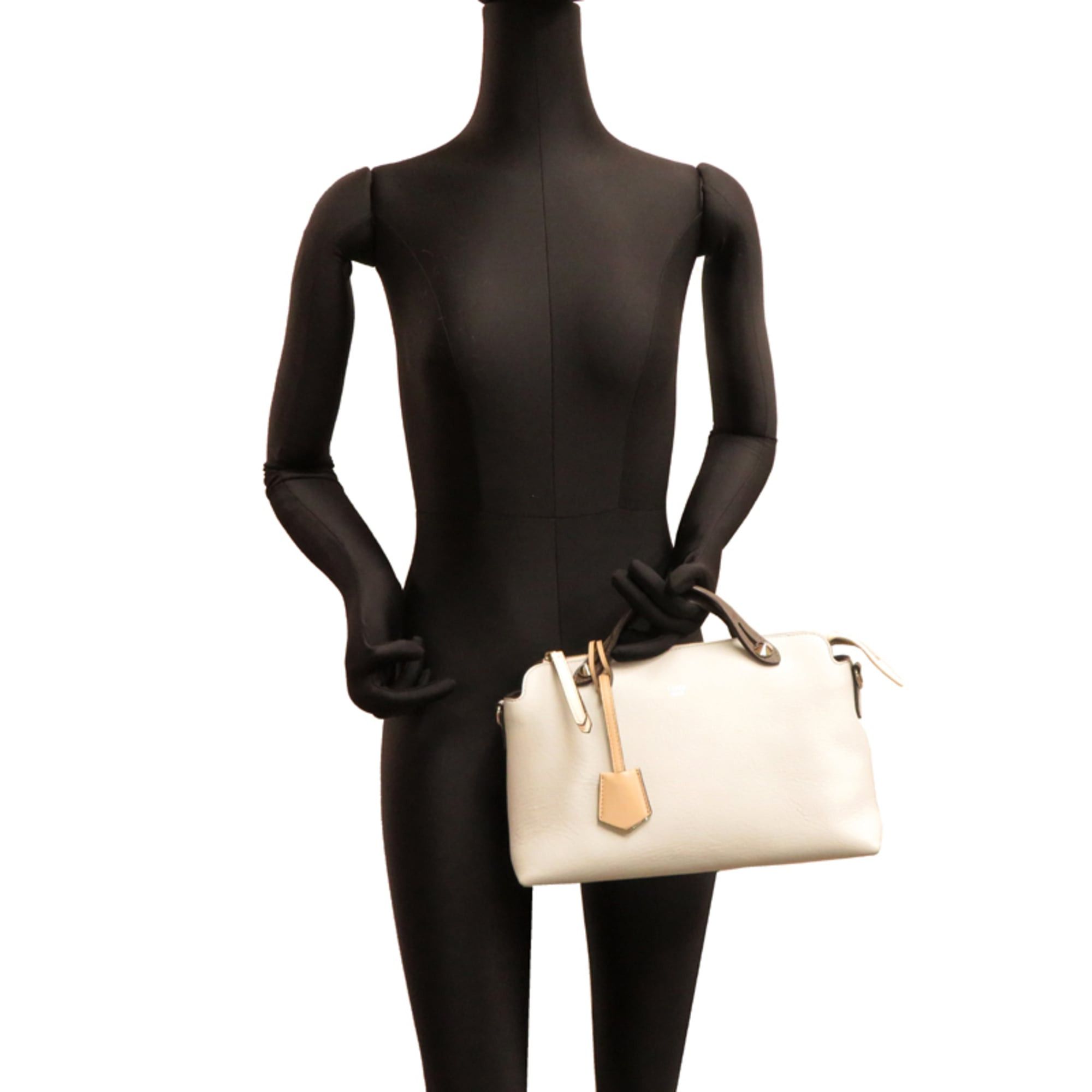 Fendi Fendi By The Way Women's Handbag (8BL124-50J) - Leather, Beige (Strap missing) Size ONE SIZE - 8 Thumbnail
