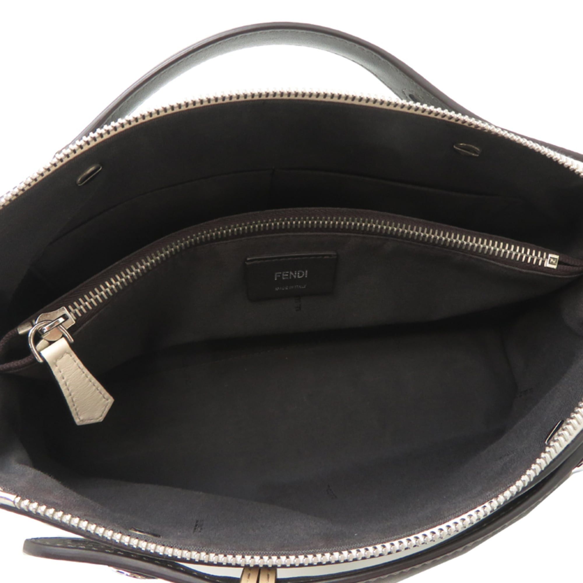 Fendi Fendi By The Way Women's Handbag (8BL124-50J) - Leather, Beige (Strap missing) Size ONE SIZE - 6 Thumbnail