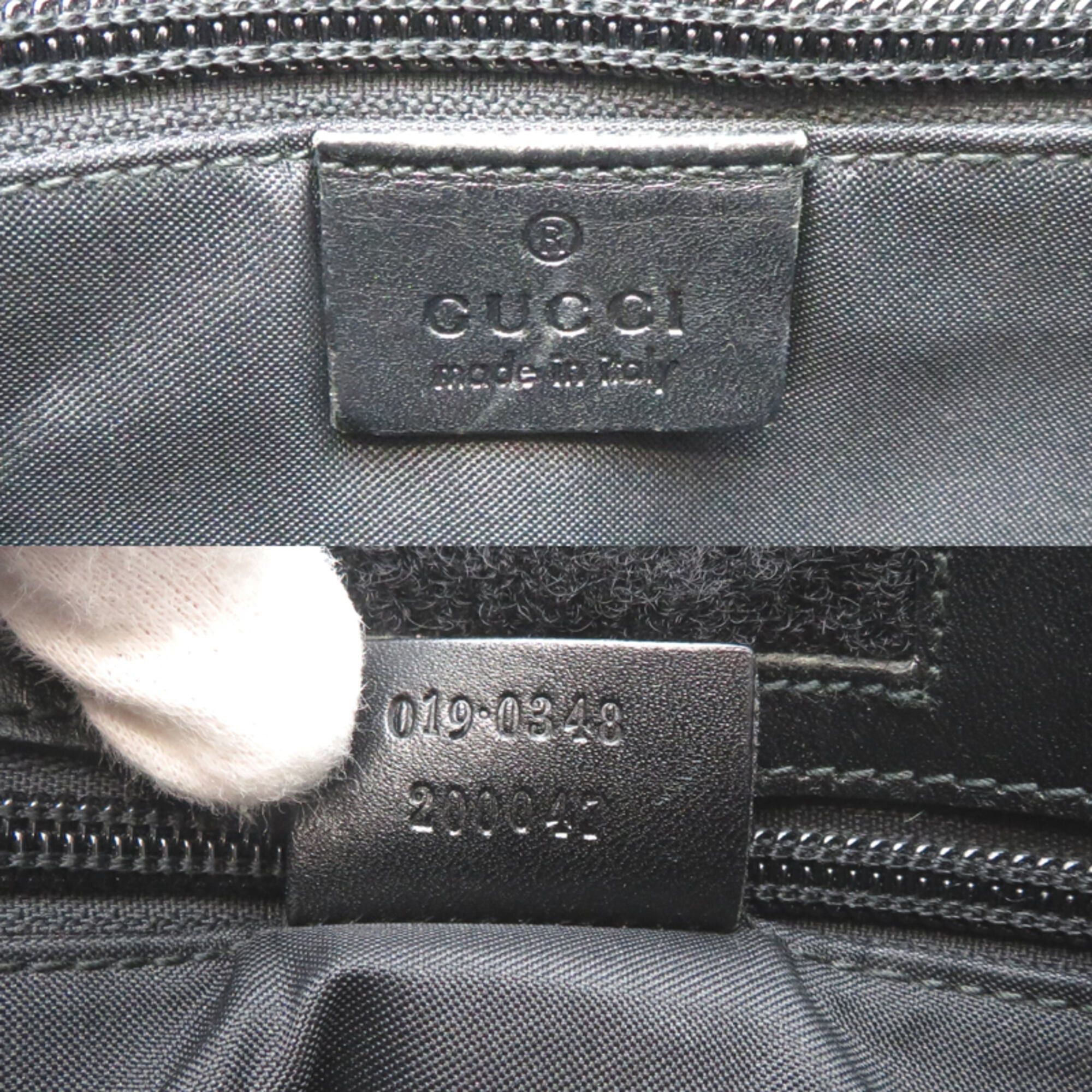 Gucci Gucci Women's/Men's Shoulder Bag 019.0348 GG Canvas Black Size ONE SIZE - 7 Thumbnail