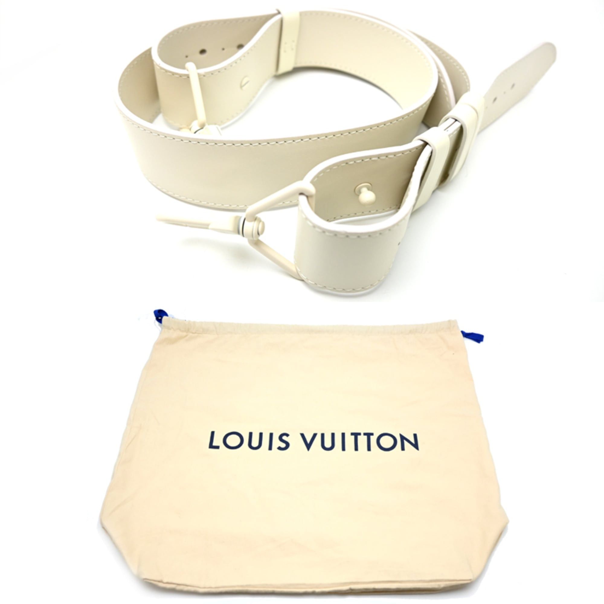 Louis Vuitton Louis Vuitton Steamer PM Women's/Men's Shoulder Bag M53279 (Discontinued) Monogram Empreinte Blanc (White) Size ONE SIZE - 10 Thumbnail