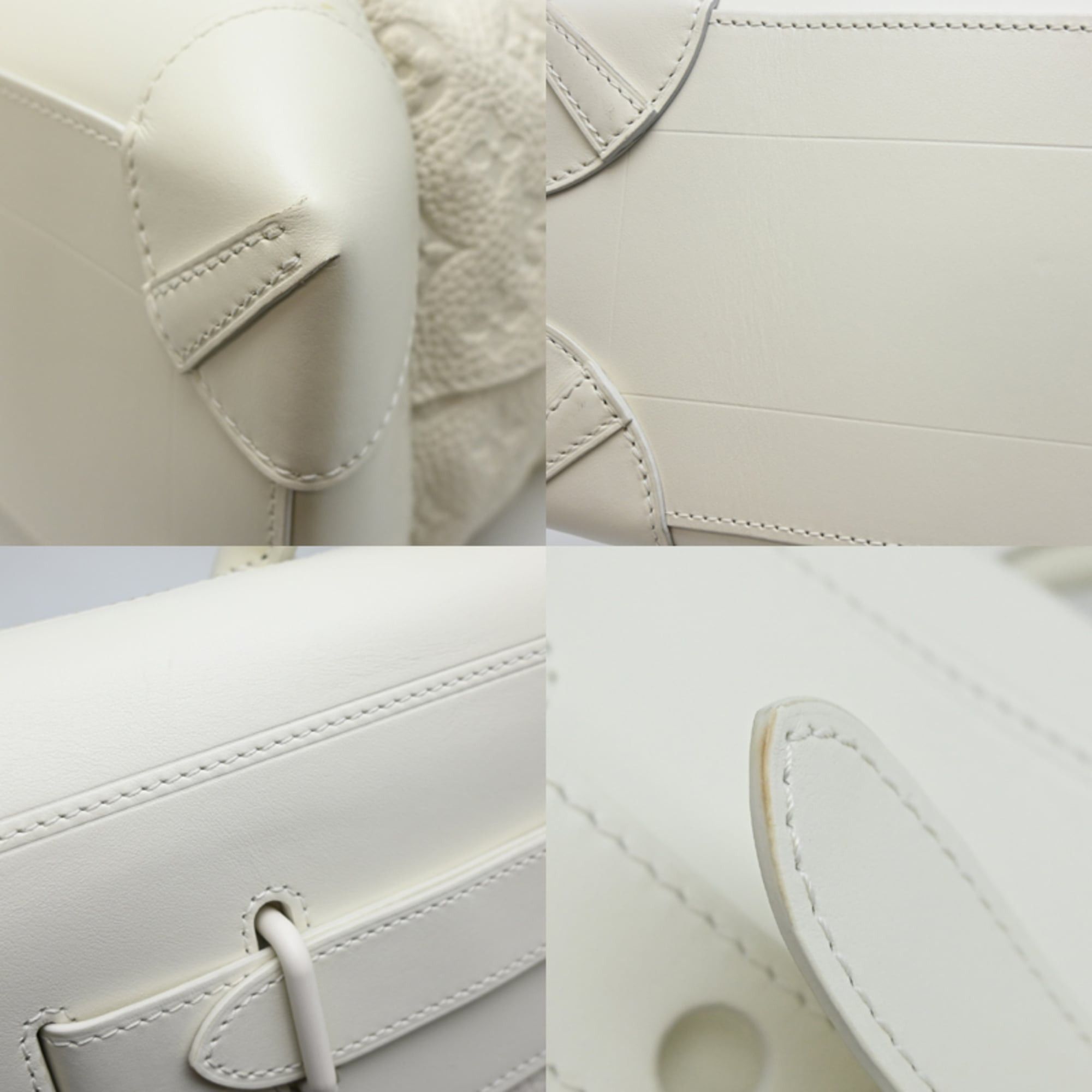 Louis Vuitton Louis Vuitton Steamer PM Women's/Men's Shoulder Bag M53279 (Discontinued) Monogram Empreinte Blanc (White) Size ONE SIZE - 7 Thumbnail