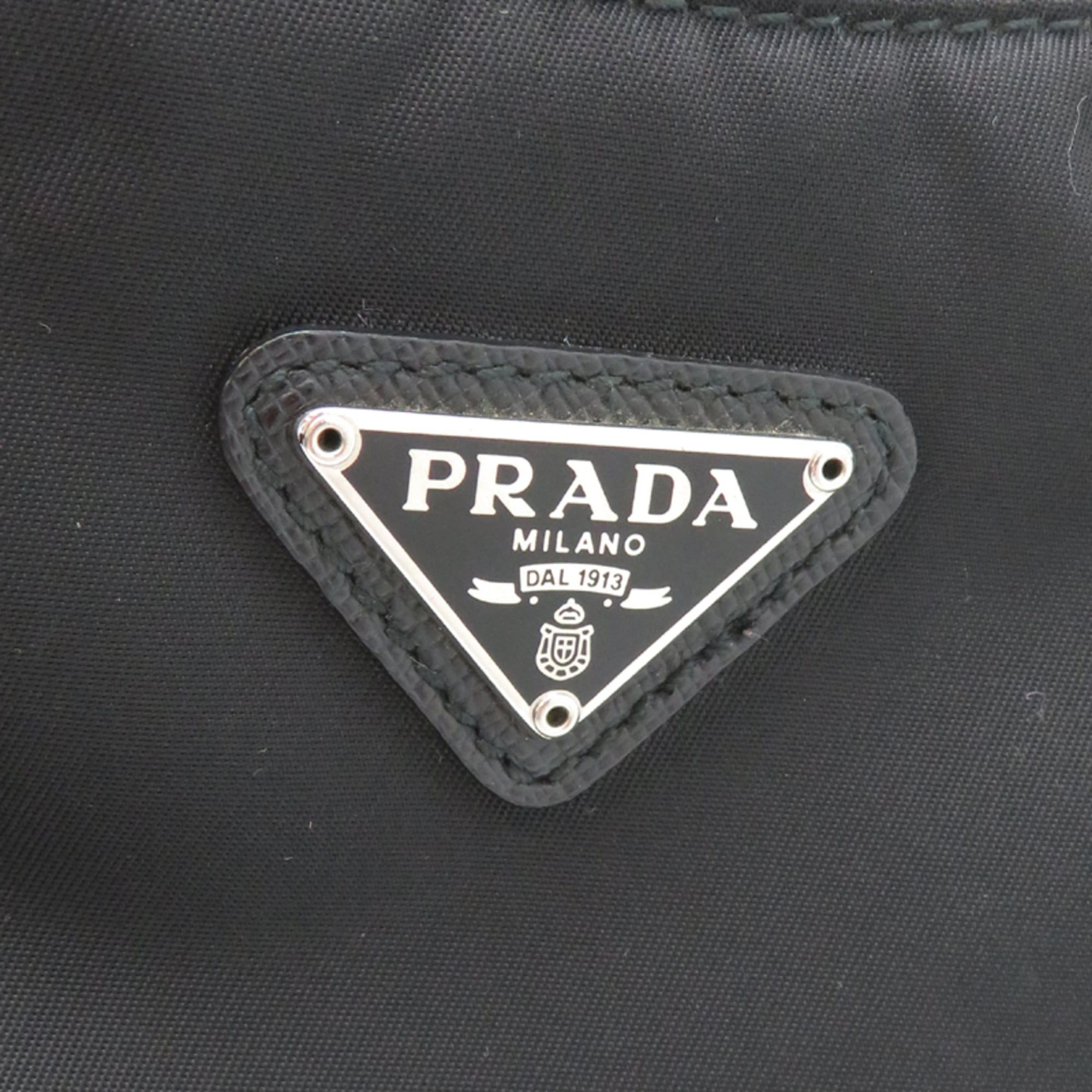 Prada Prada Tessuto Women's Shoulder Bag, Nylon, Black Size ONE SIZE - 10 Thumbnail
