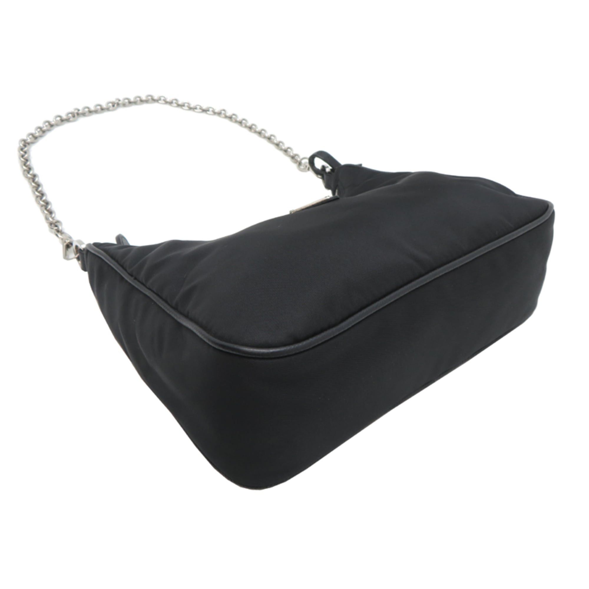 Prada Prada Tessuto Women's Shoulder Bag, Nylon, Black Size ONE SIZE - 3 Thumbnail