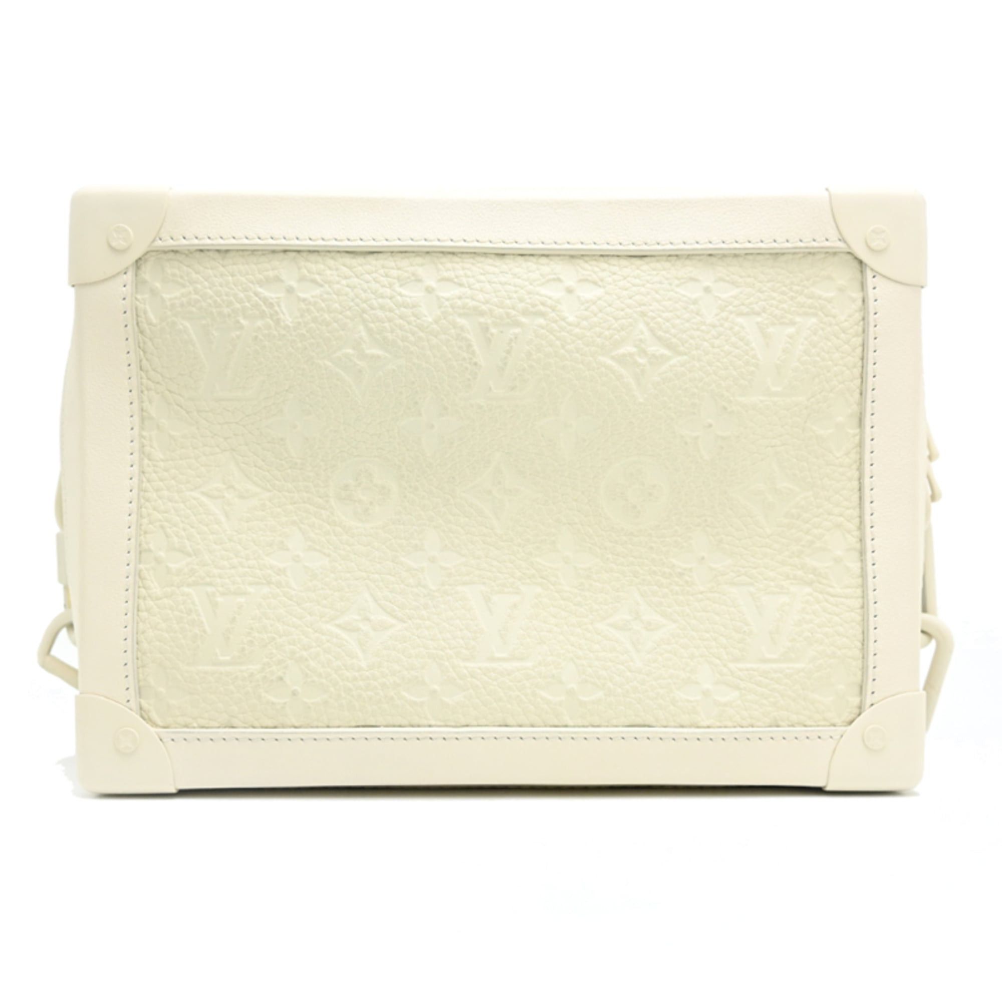 Louis Vuitton Louis Vuitton Soft Trunk Women's Shoulder Bag M53287 (Discontinued) Taurillon Leather, White Size ONE SIZE - 2 Thumbnail