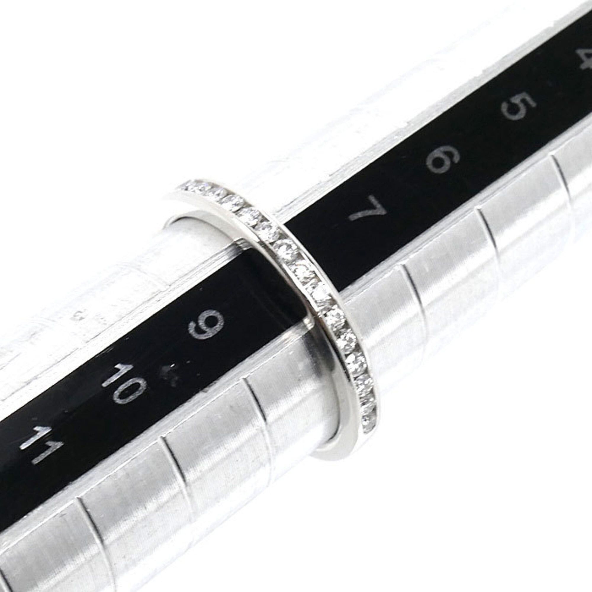 Tiffany & Co. TIFFANY&Co. Tiffany & Co. Pt950 Platinum Channel Setting Ring with Diamonds, 2.9g, Women's Size ONE SIZE - 6 Thumbnail