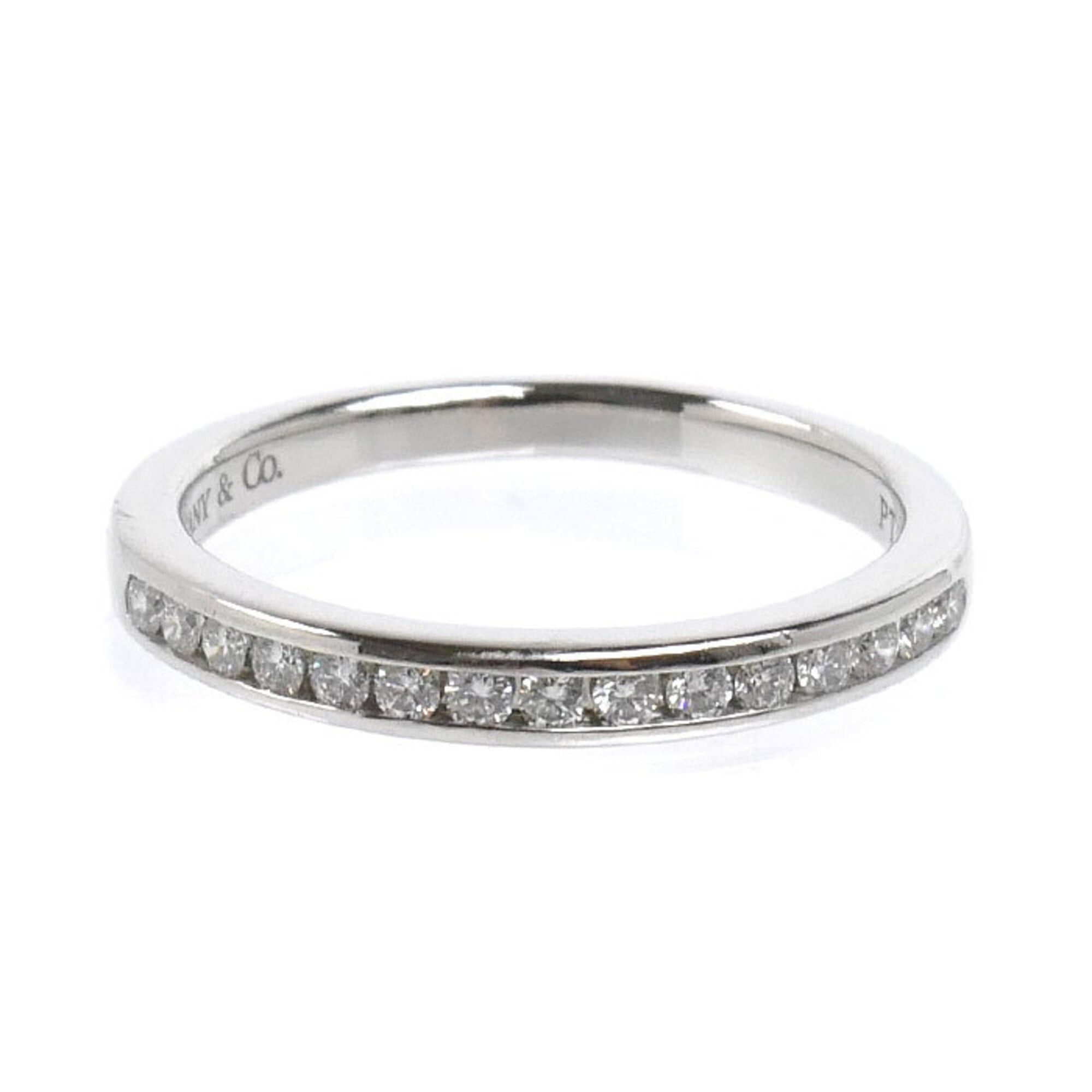 Tiffany & Co. TIFFANY&Co. Tiffany & Co. Pt950 Platinum Channel Setting Ring with Diamonds, 2.9g, Women's Size ONE SIZE - 3 Thumbnail