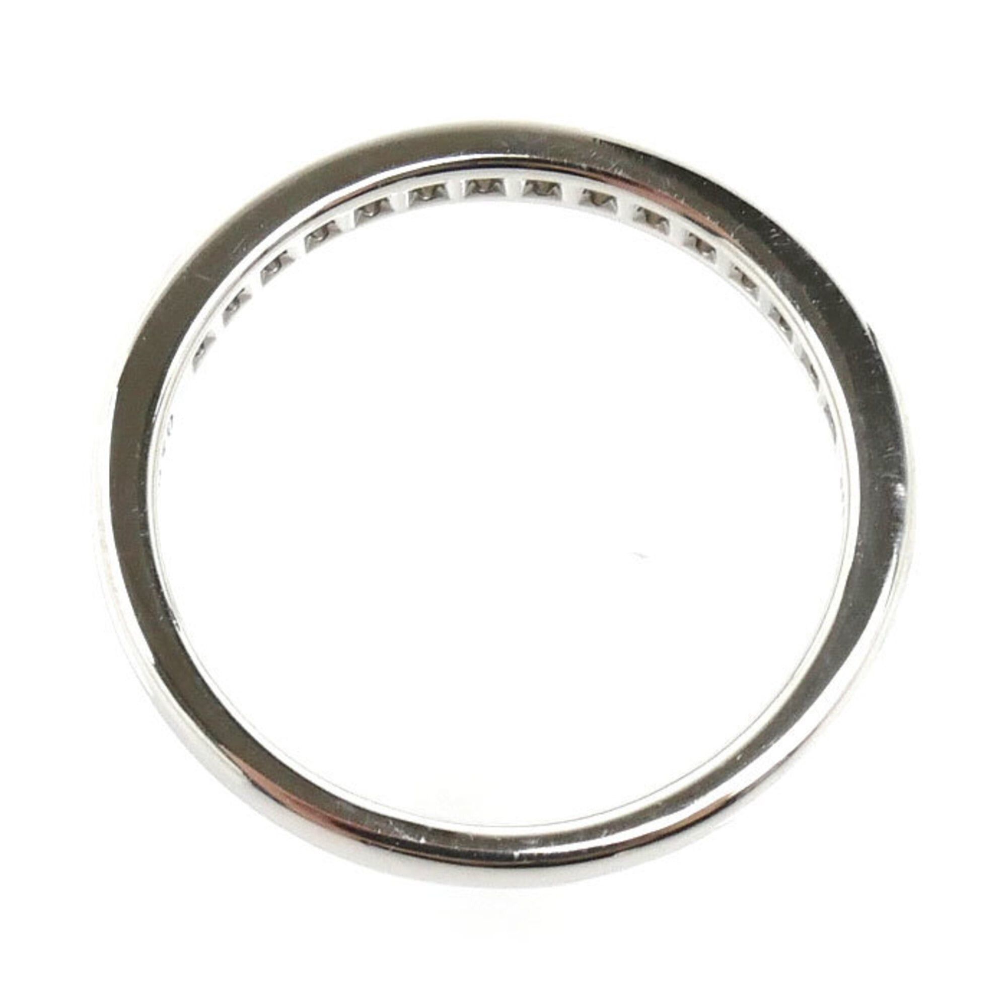 Tiffany & Co. TIFFANY&Co. Tiffany & Co. Pt950 Platinum Channel Setting Ring with Diamonds, 2.9g, Women's Size ONE SIZE - 4 Thumbnail