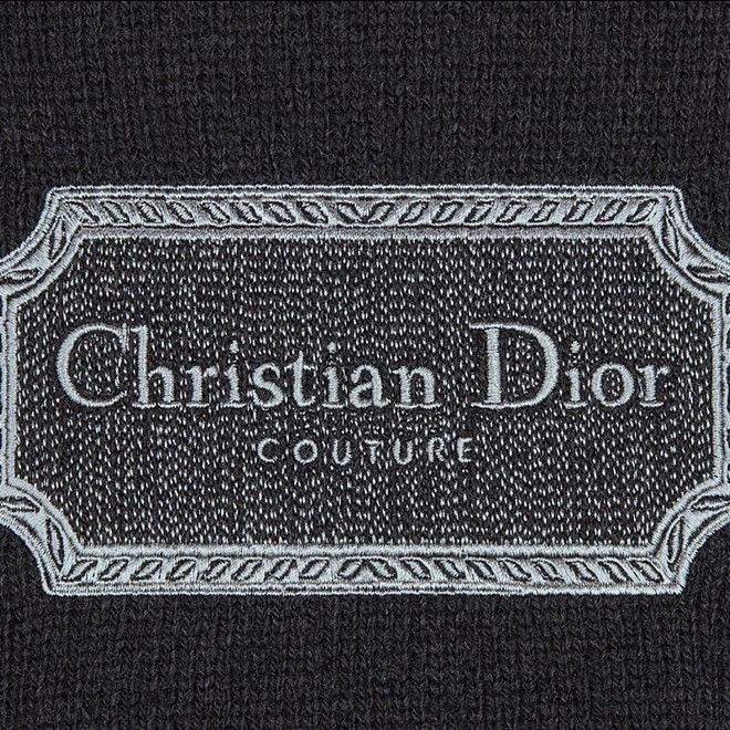Dior Black Logo Sweater in Excellent Condition Size US XL / EU 56 / 4 - 5 Thumbnail