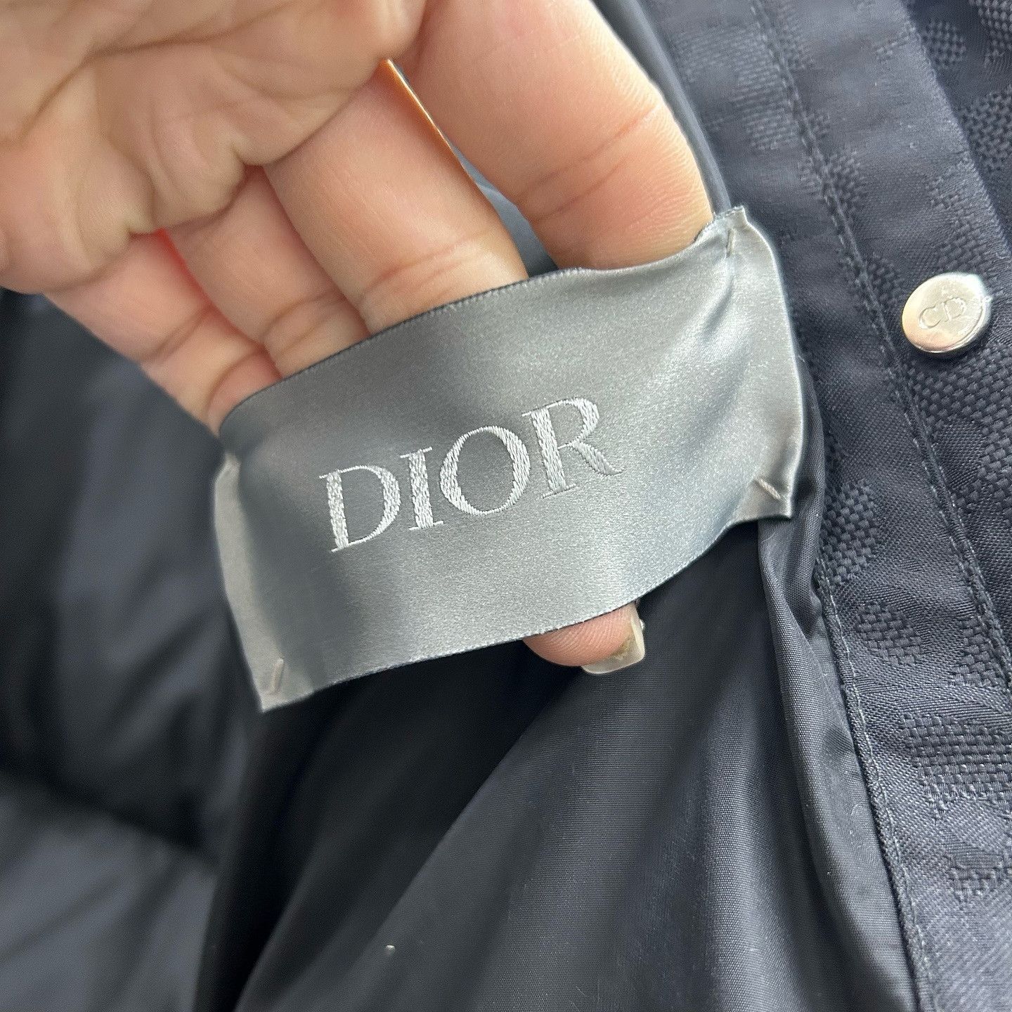 Dior Stylish Black Puffer Jacket in Size L Size US L / EU 52-54 / 3 - 3 Thumbnail