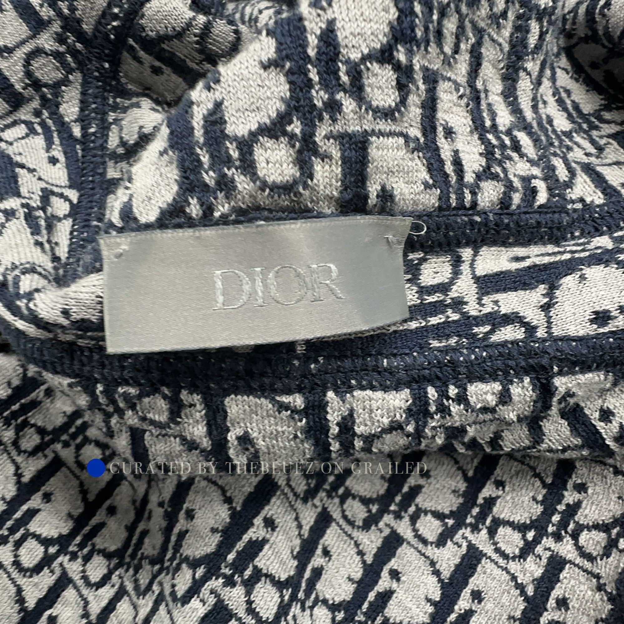 Dior Classic Zip Hoodie in Blue Size US XL / EU 56 / 4 - 5 Thumbnail