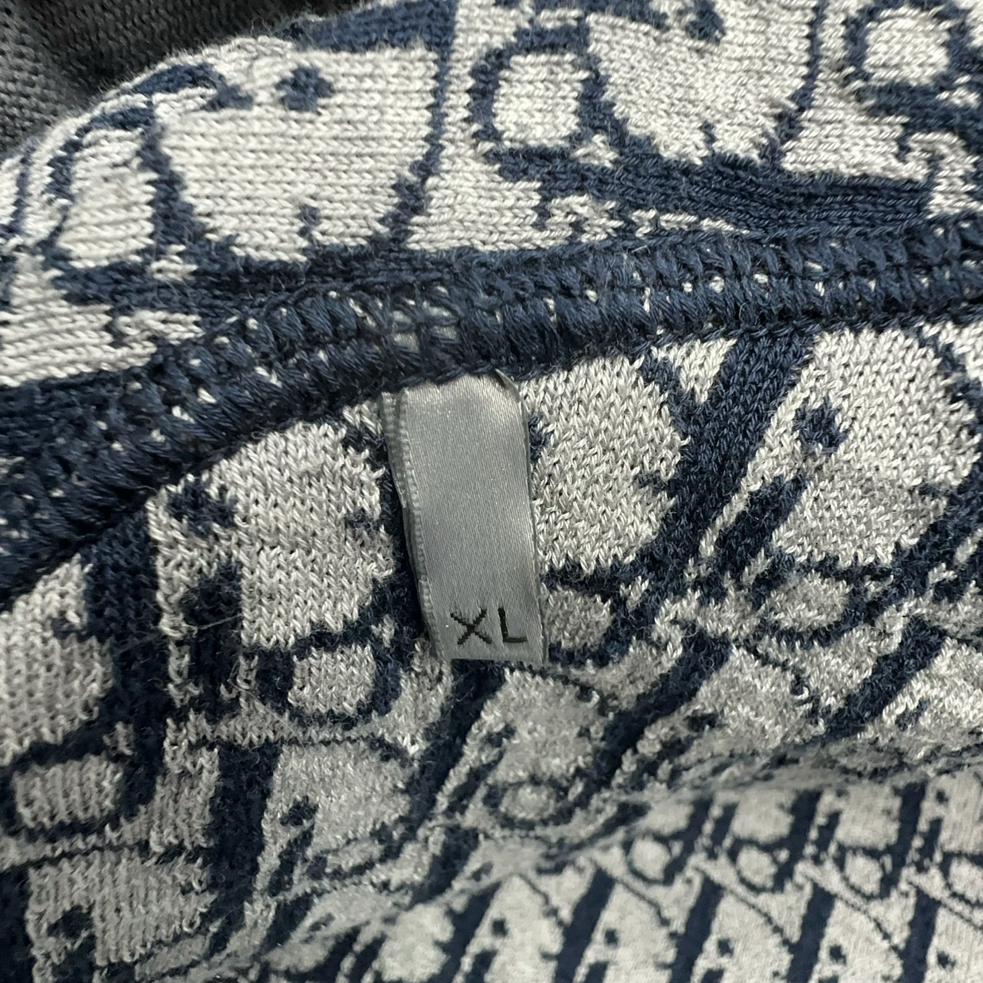 Dior Classic Zip Hoodie in Blue Size US XL / EU 56 / 4 - 4 Thumbnail