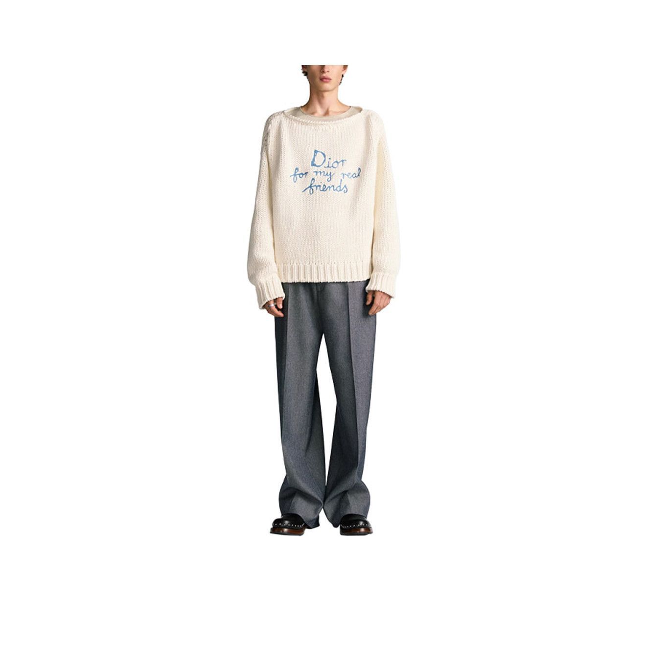 Dior Cozy Beige Knit Sweater Size US L / EU 52-54 / 3 - 7 Thumbnail