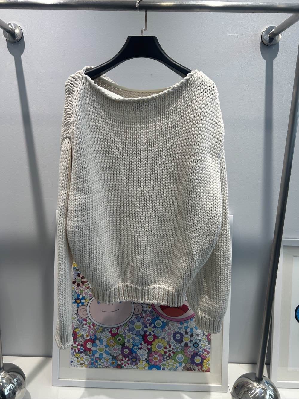 Dior Cozy Beige Knit Sweater Size US L / EU 52-54 / 3 - 2 Thumbnail