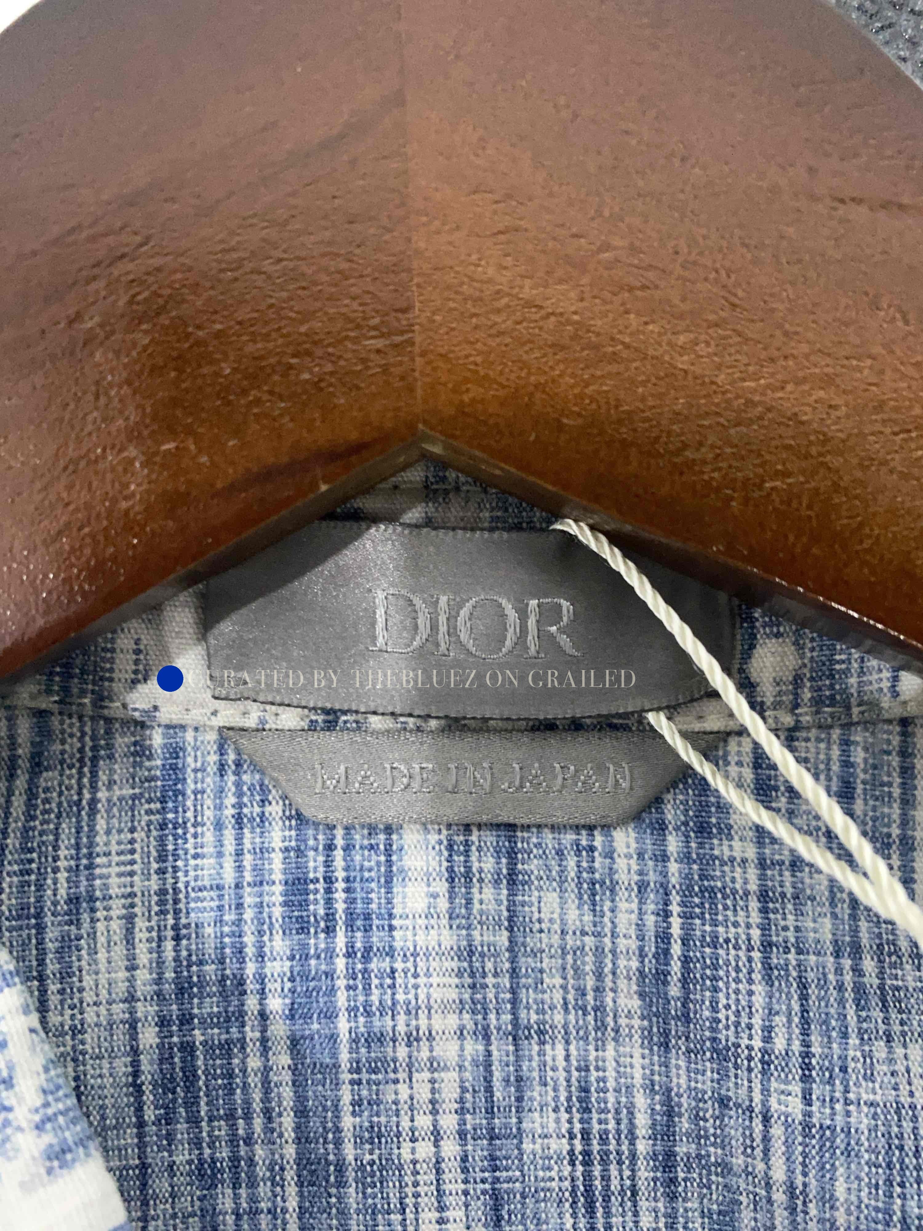Dior Oblique Print Cotton Button-Up Shirt Size US M / EU 48-50 / 2 - 3 Thumbnail