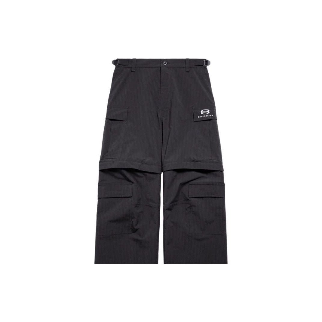 Balenciaga Black Cargo Pants with Logo Size US 30 / EU 46 - 7 Thumbnail