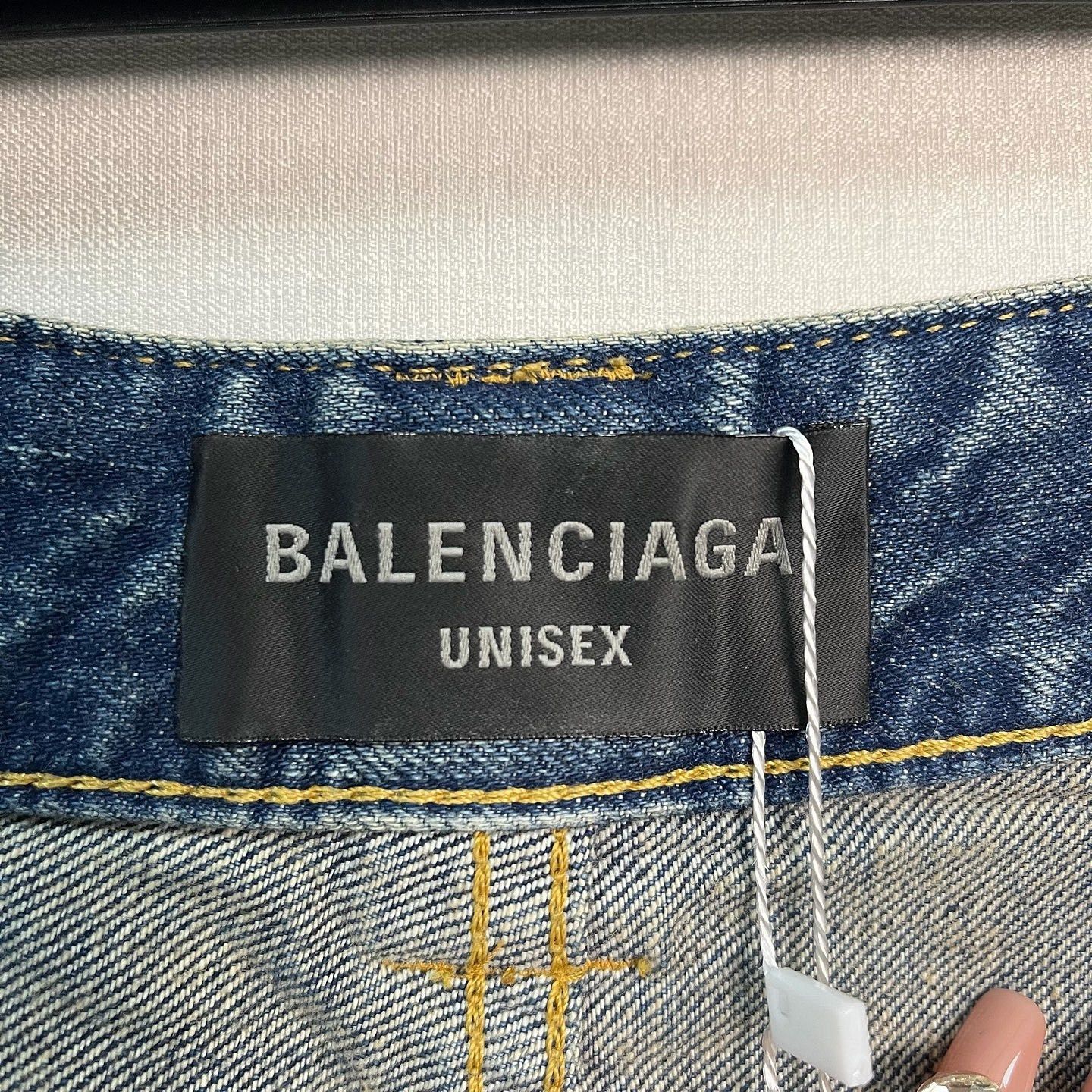 Balenciaga Distressed Blue Denim Shorts Size 30 Size US 30 / EU 46 - 3 Thumbnail