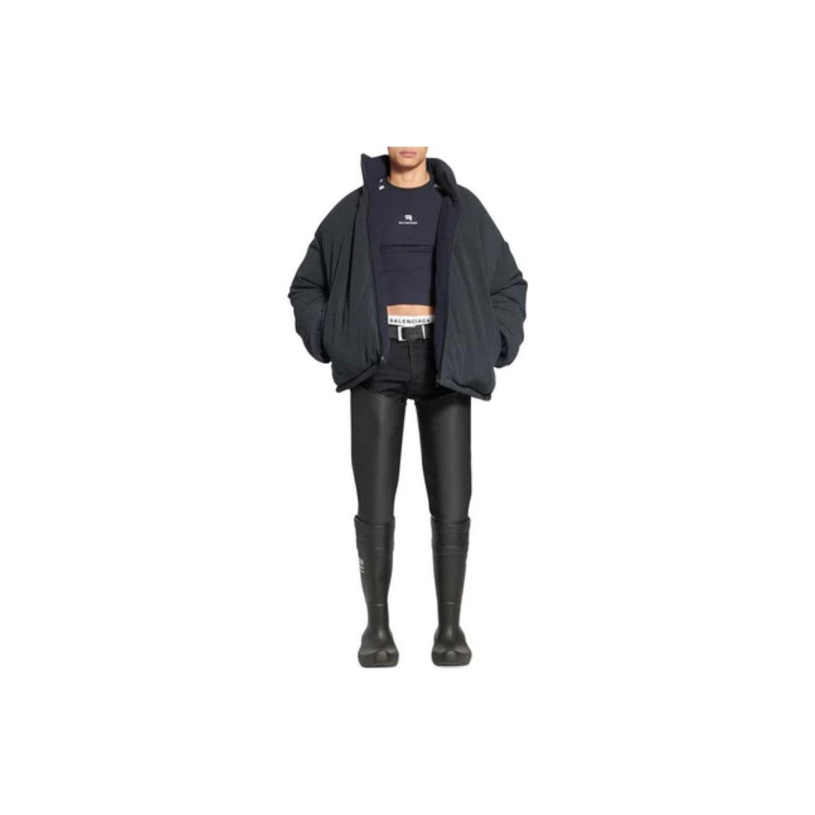 Balenciaga Logo Fleece Jacket in Blue Size US M / EU 48-50 / 2 - 8 Thumbnail