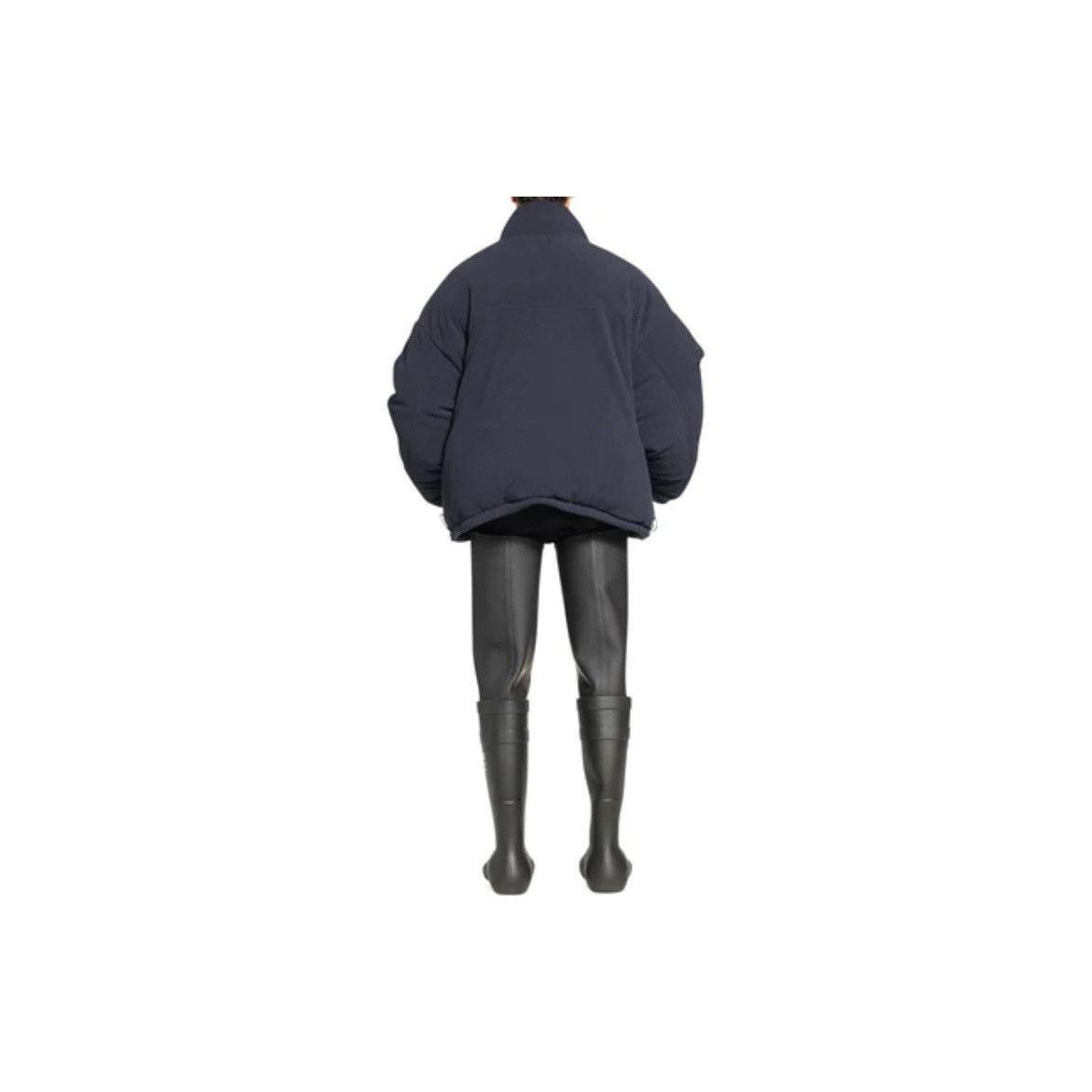 Balenciaga Logo Fleece Jacket in Blue Size US M / EU 48-50 / 2 - 10 Thumbnail