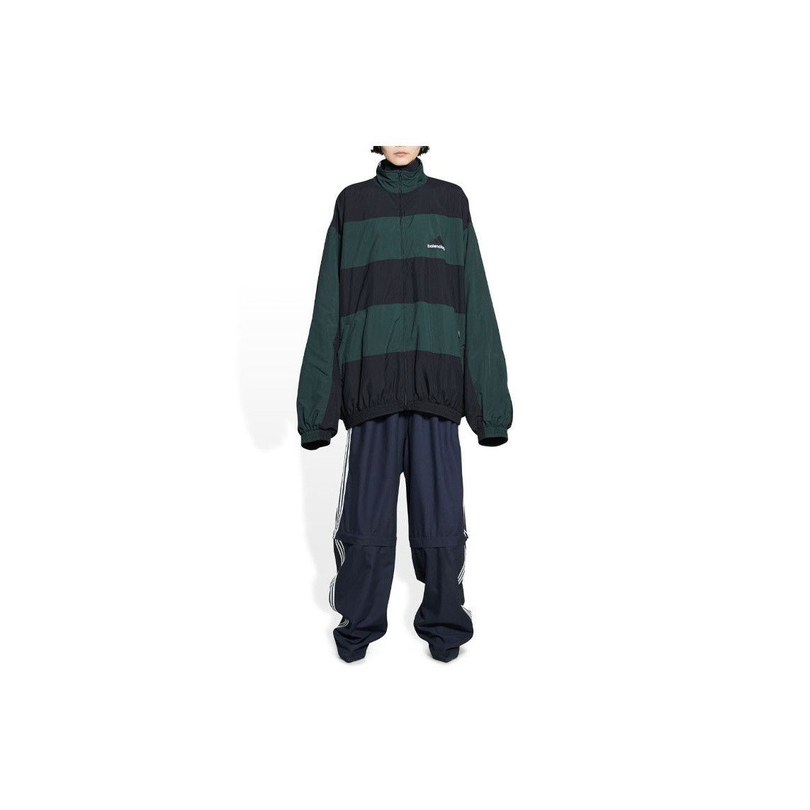 Balenciaga Reversible Stripe Jacket in Multi Colorway Size US S / EU 44-46 / 1 - 9 Thumbnail