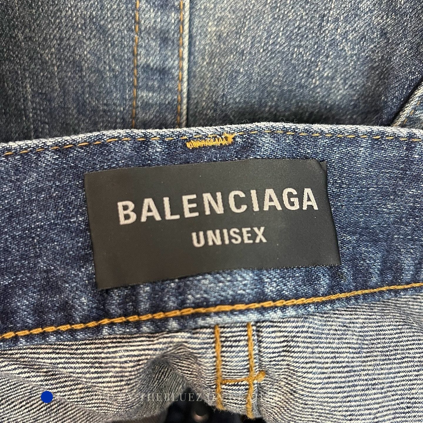 Balenciaga Stylish Blue Denim Jeans in Size 28 Size US 28 / EU 44 - 3 Thumbnail