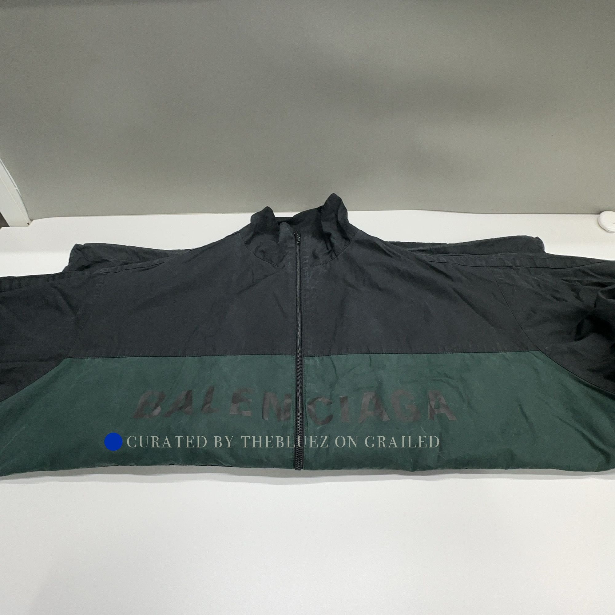 Balenciaga Logo Zip Jacket in Black, Size XXS Size US XXS / EU 40 - 7 Thumbnail