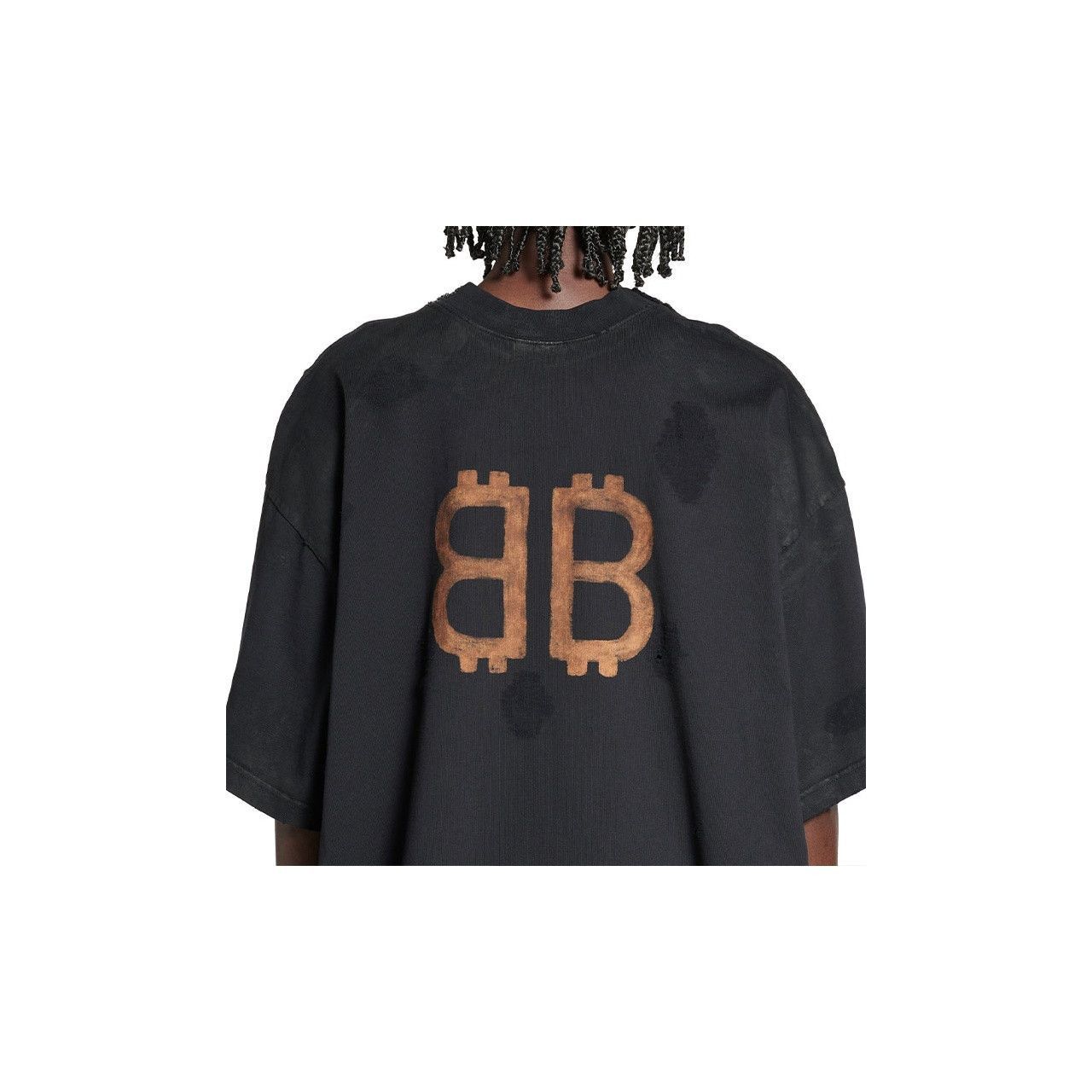 Balenciaga Eiffel Tower Graphic T-Shirt in Black Size US S / EU 44-46 / 1 - 8 Thumbnail