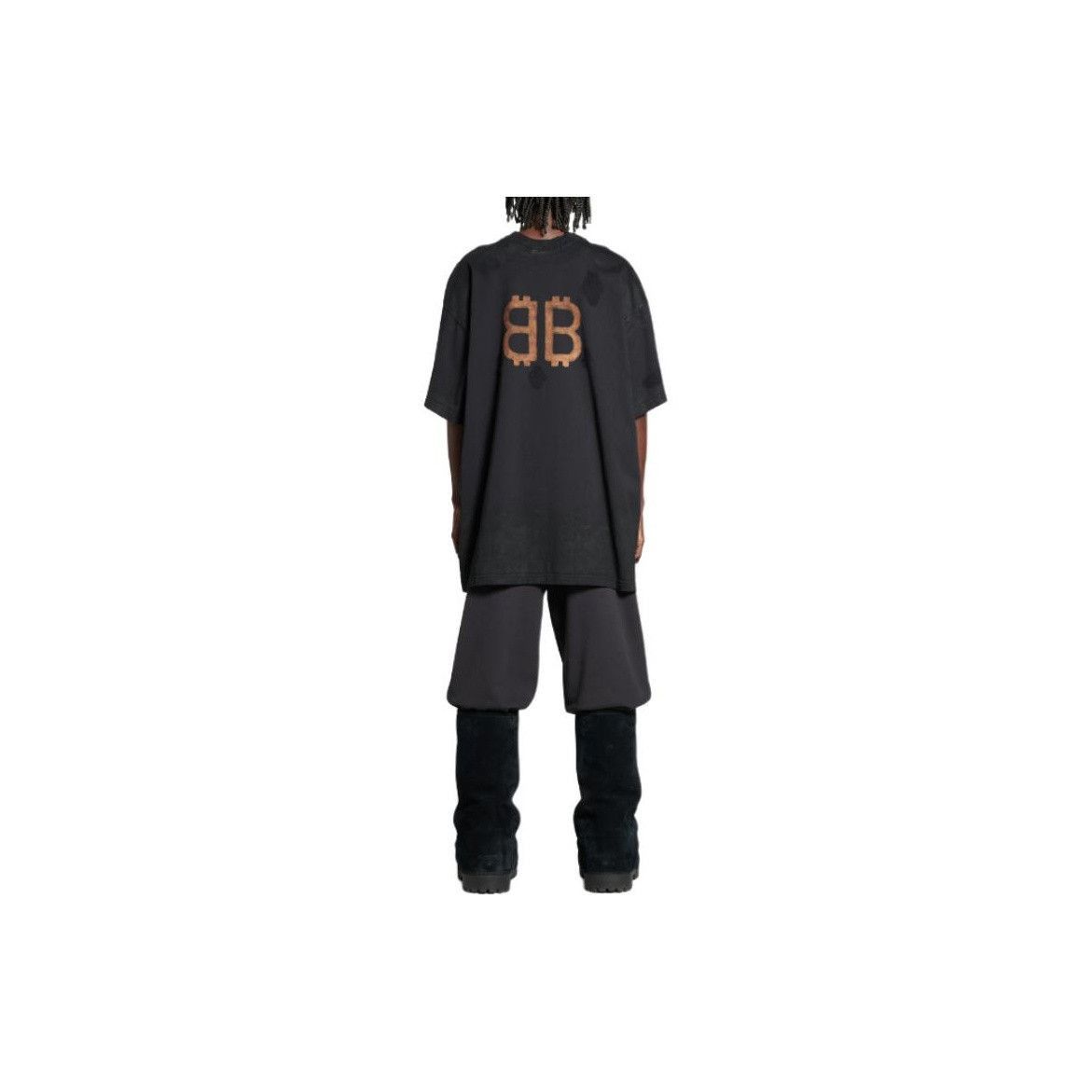Balenciaga Eiffel Tower Graphic T-Shirt in Black Size US S / EU 44-46 / 1 - 6 Thumbnail