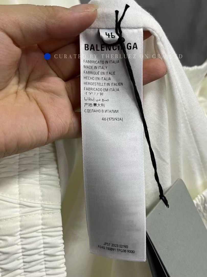 Balenciaga Tokyo Logo Zip Up Jacket in White Size US S / EU 44-46 / 1 - 4 Thumbnail