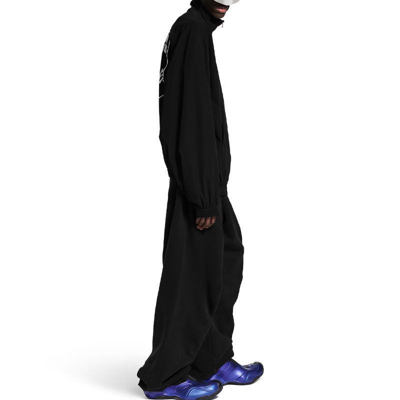 Balenciaga Black Logo Track Jacket Size US S / EU 44-46 / 1 - 9 Thumbnail