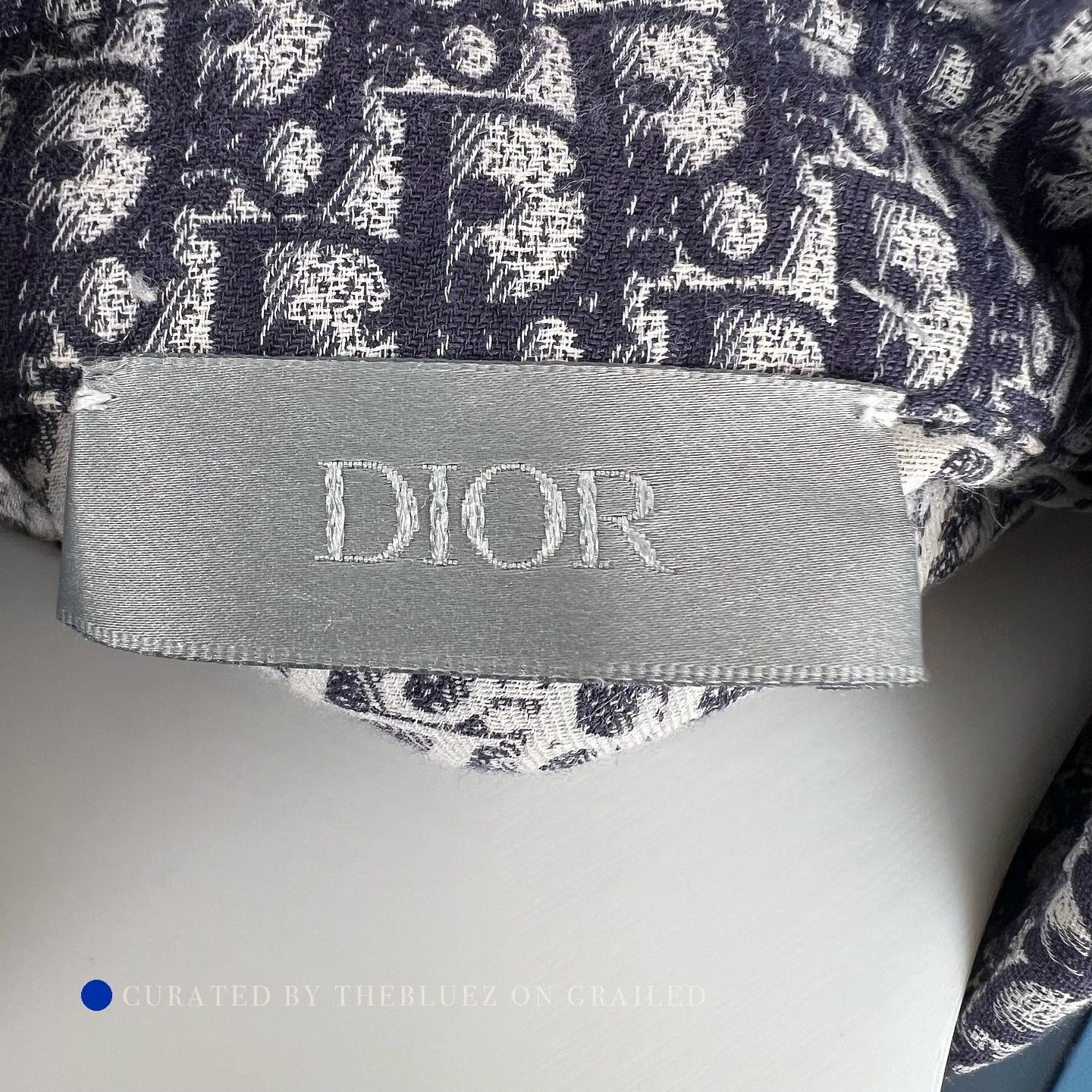 Dior Classic Blue Oblique Button-Up Shirt Size US S / EU 44-46 / 1 - 3 Thumbnail