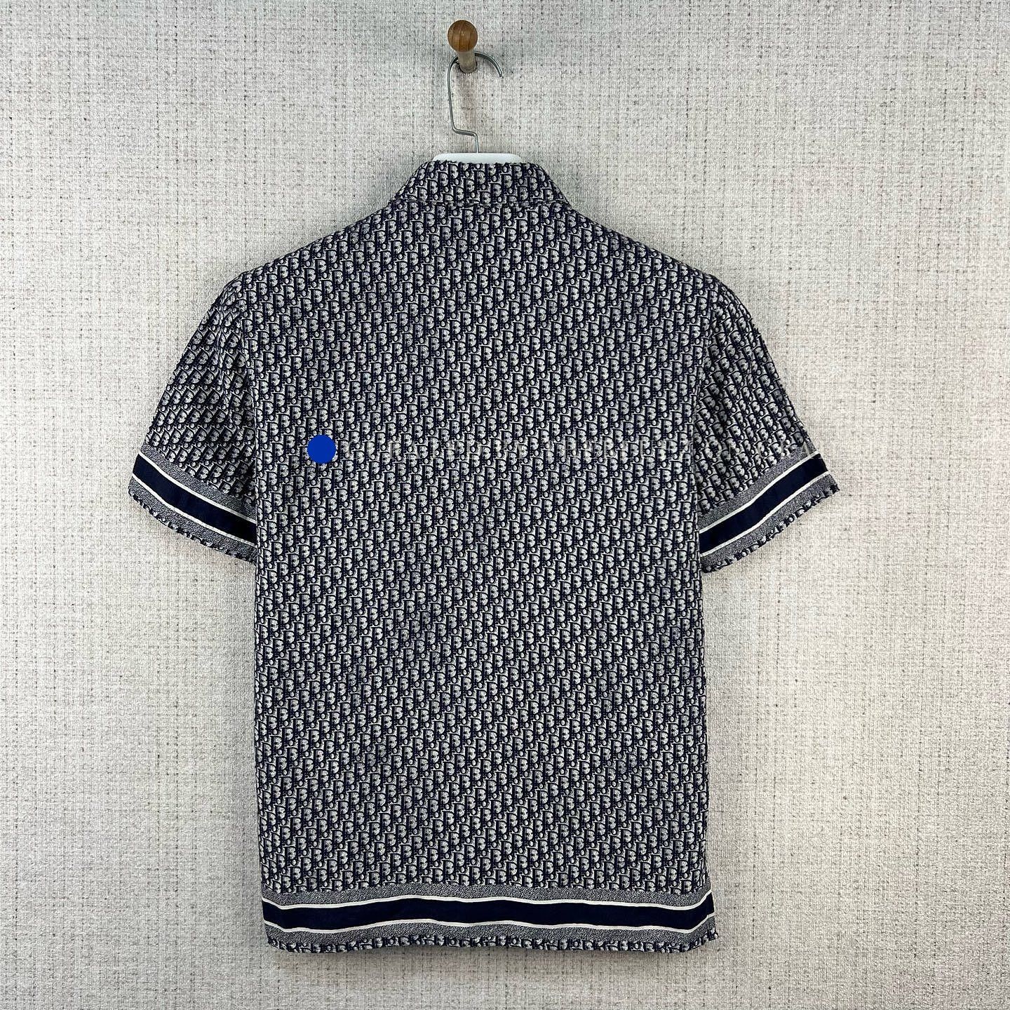 Dior Classic Blue Oblique Button-Up Shirt Size US S / EU 44-46 / 1 - 2 Thumbnail