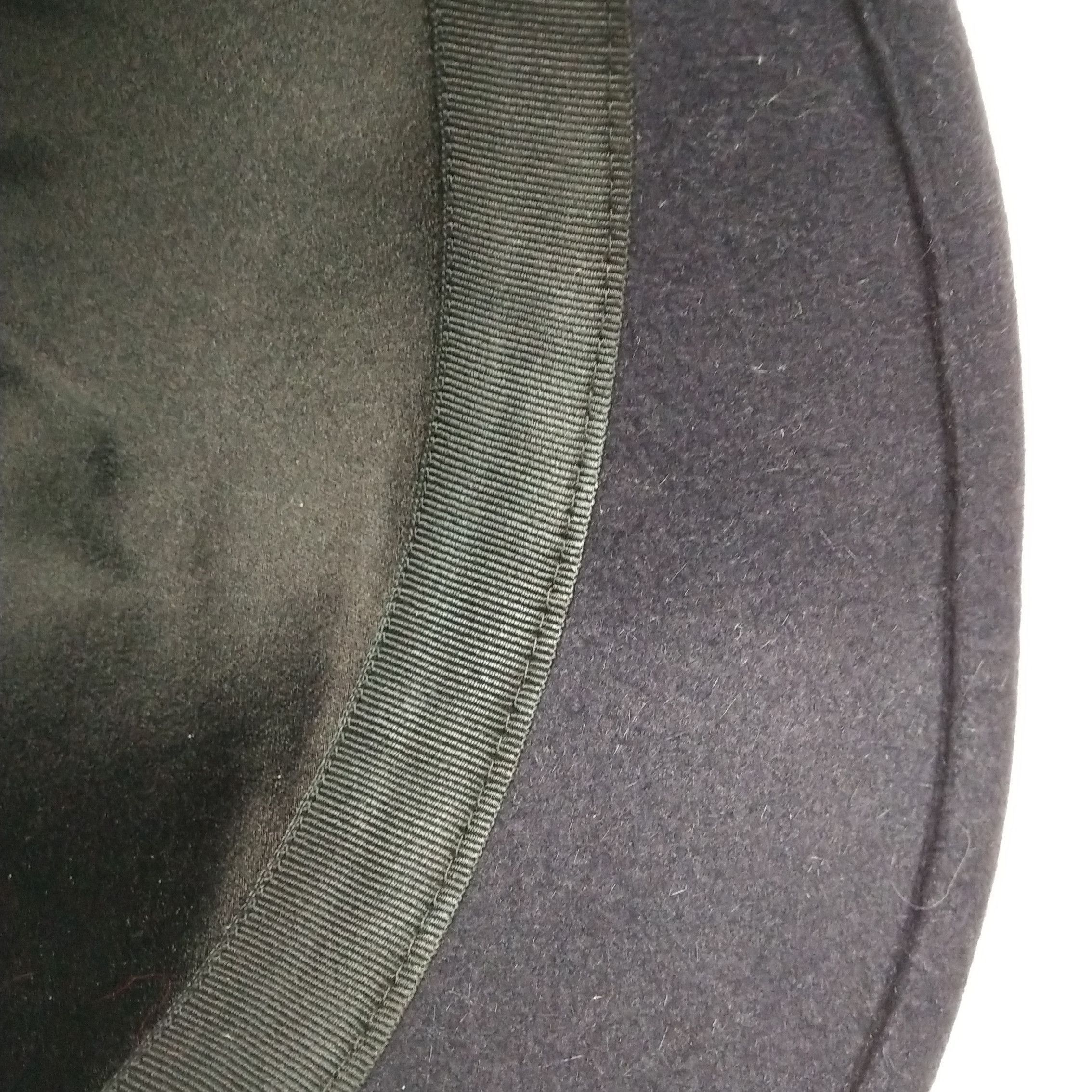 Dior Black Bee Logo Rabbit Hair Hat Size ONE SIZE - 8 Thumbnail